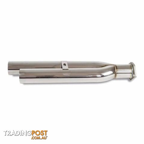 3" 3 inch Blast Pipes Staggered Twin Tip Performance Exhaust T304 - photo 5 of 8