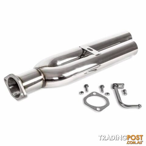 3" 3 inch Blast Pipes Staggered Twin Tip Performance Exhaust T304 - photo 2 of 8