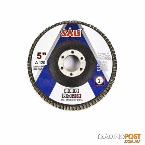 5" Angle Grinder Flap discs Grinding Discs Steel Box of 10