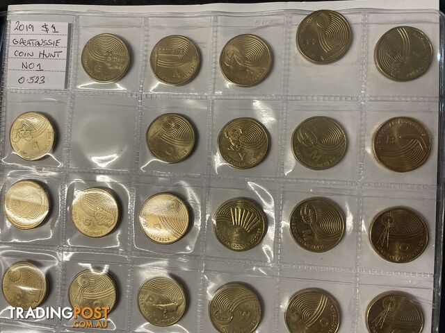 Collectable Great Aussie Coin Hunt 1, 2 and 3 Coins