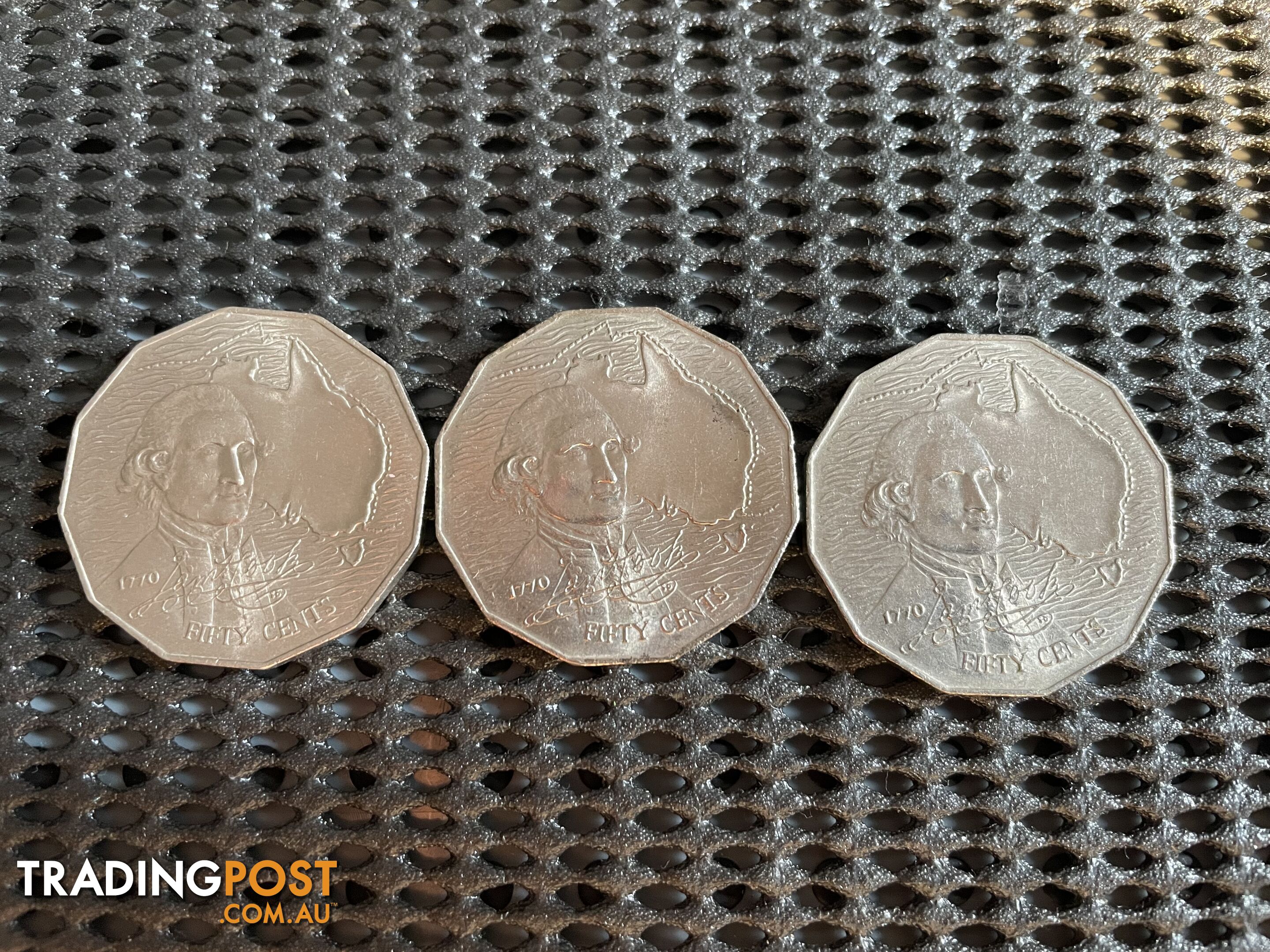 1970 Australian 50 Cent Captain Cook Commemorative Coin