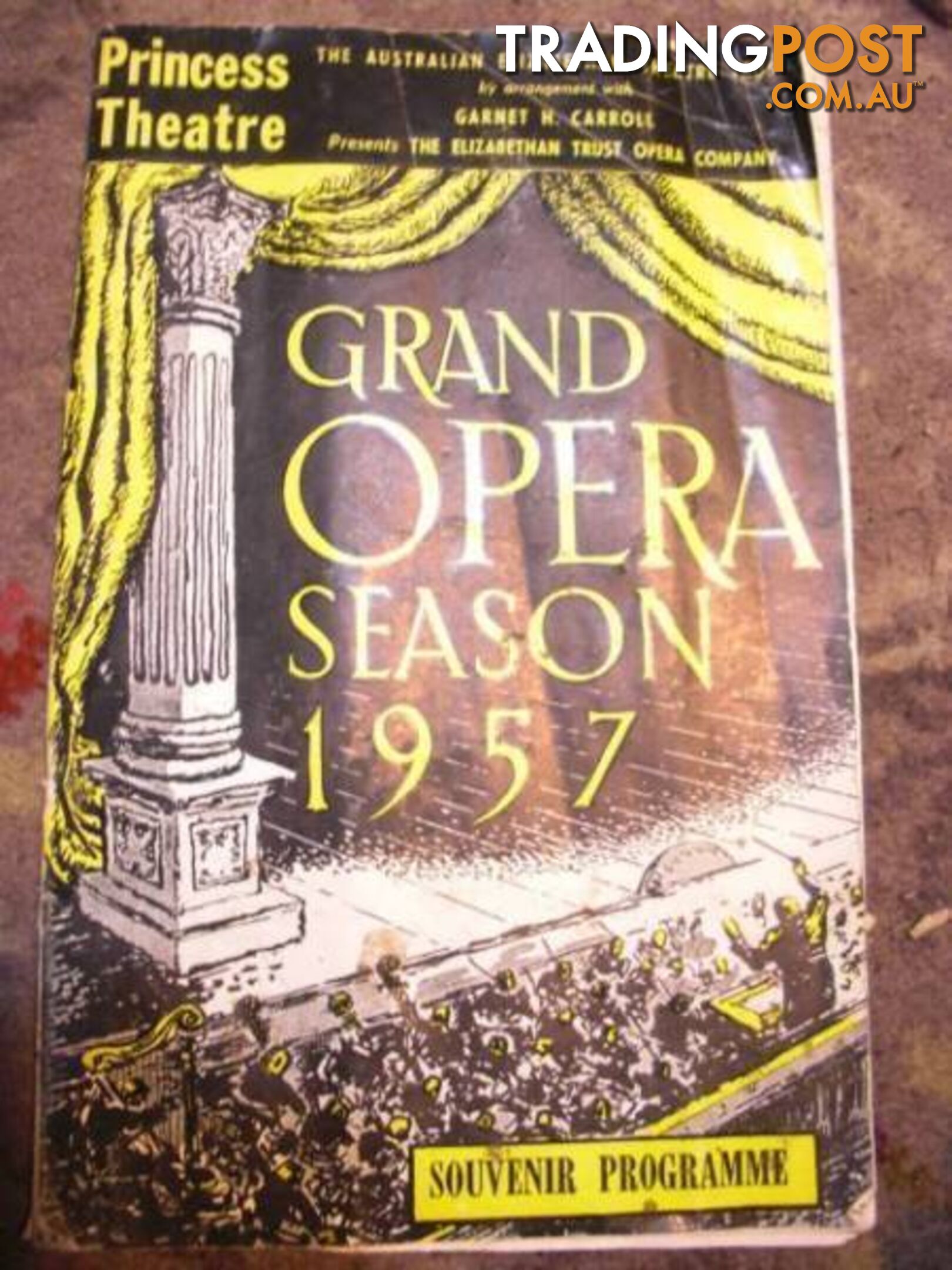 princess theatre 1957 grand opera season 1957 melbourne souvenir