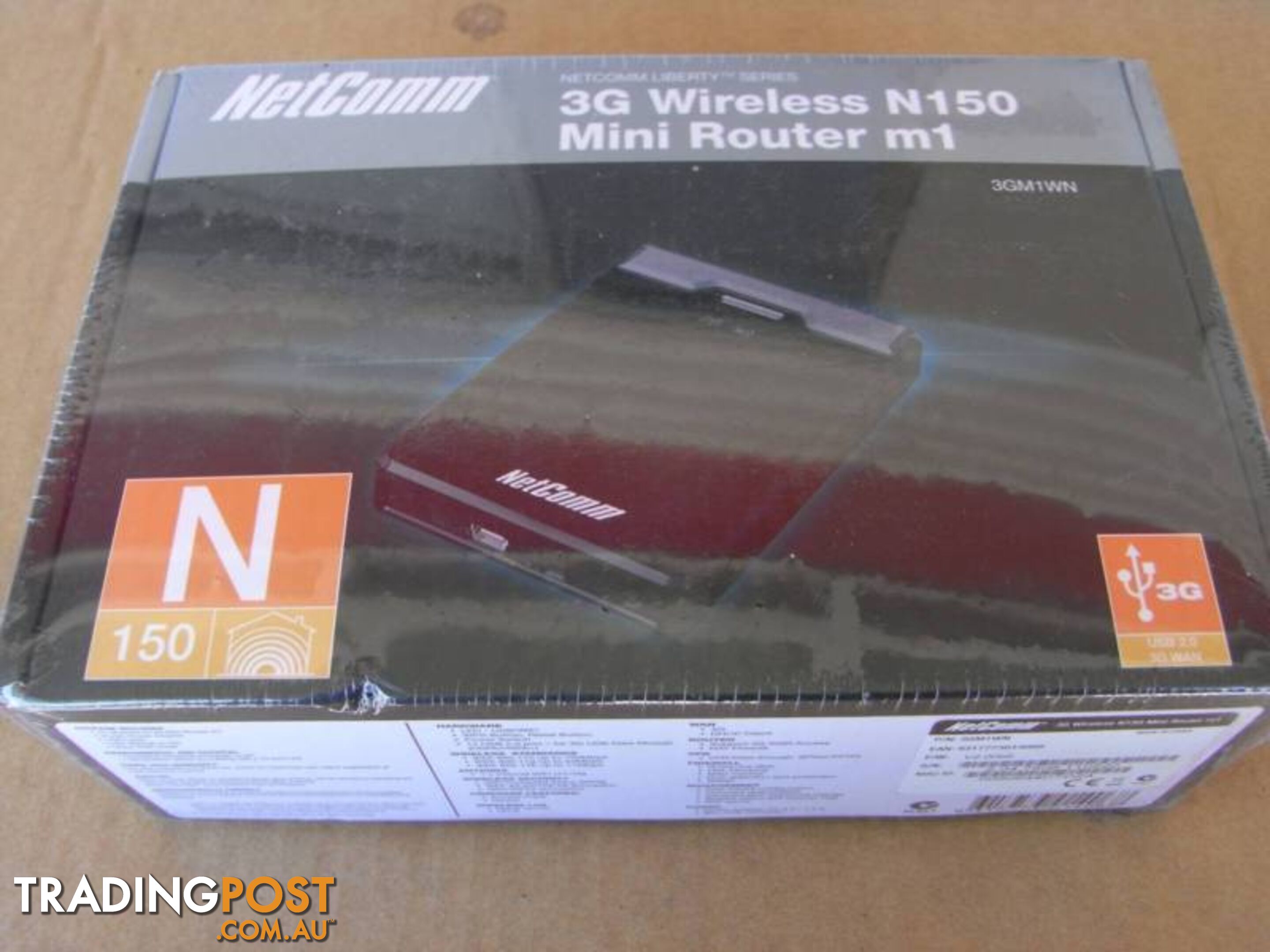 NEW NetComm 3GM1Wn 3G Wireless N150 Mini Router m1 .RRP- $139.95