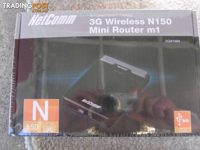 NEW NetComm 3GM1Wn 3G Wireless N150 Mini Router m1 .RRP- $139.95