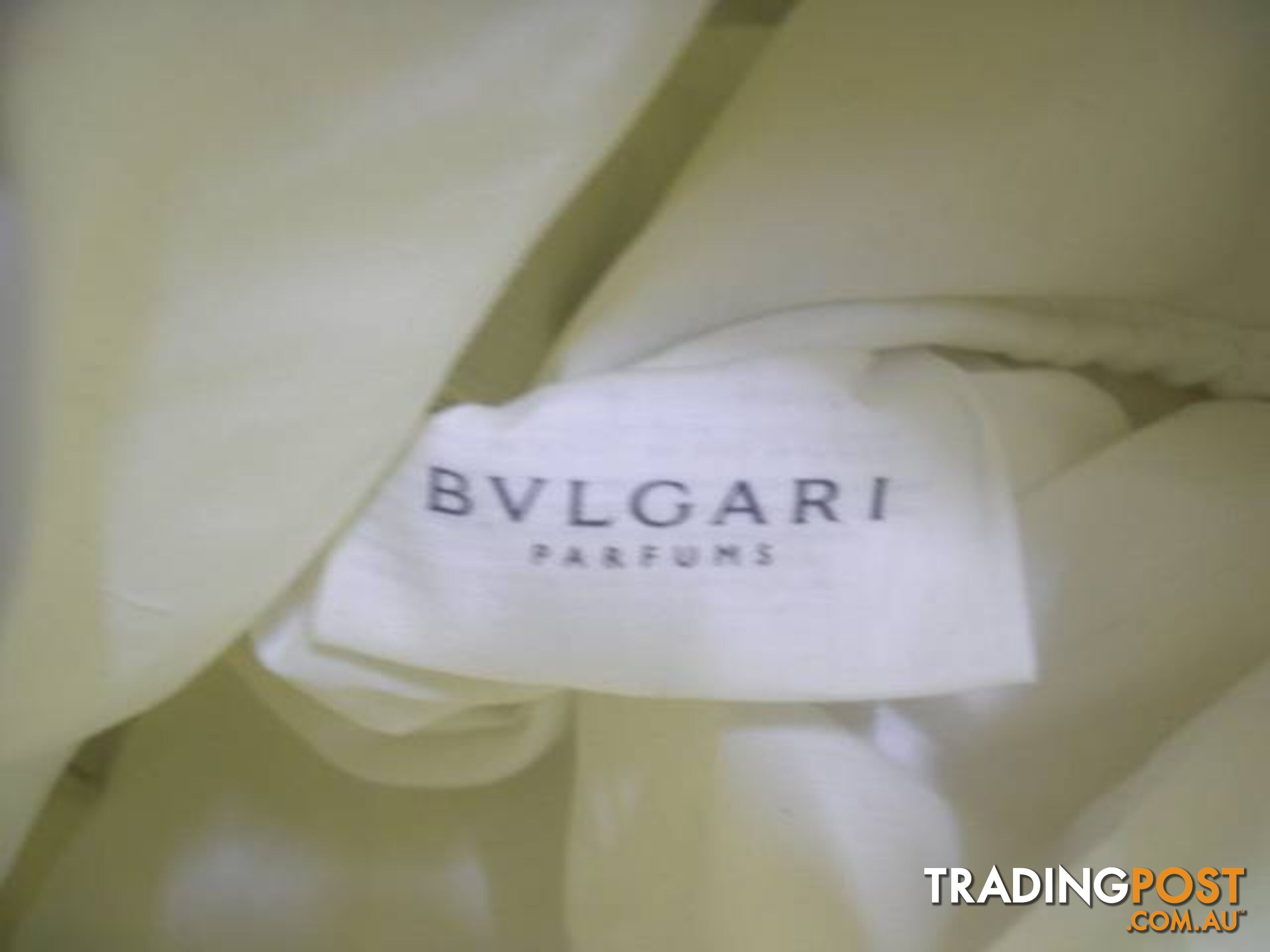 NEW BVLGARI BAG meduim size 600mm length heavy cotton canvas & li