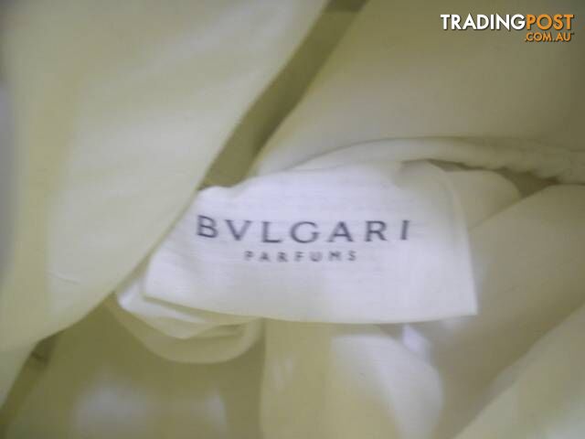 NEW BVLGARI BAG meduim size 600mm length heavy cotton canvas & li