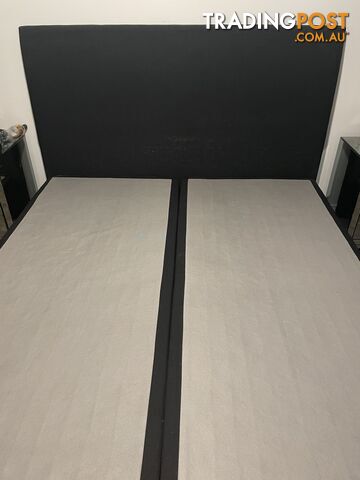 Black King sized bed frame