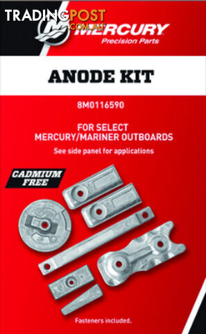 Mercury - Anode Kit - L6 350hp+ - 8M0116590