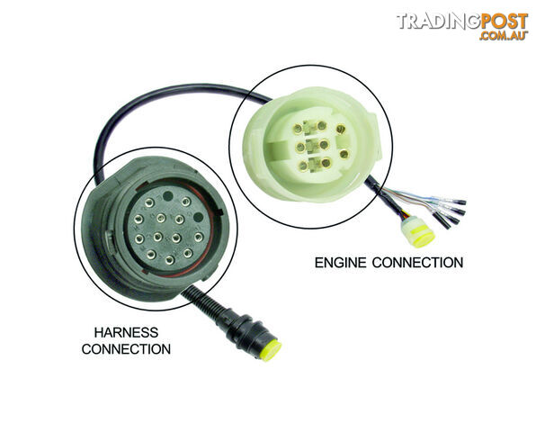 Mercury - Harness Assy, Adapter - 8 Pin Female To 14 Pin Female - 896541T05