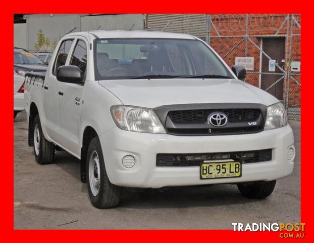 2009  TOYOTA HILUX SR GGN15R 08 UPGRADE DUAL CAB P/UP