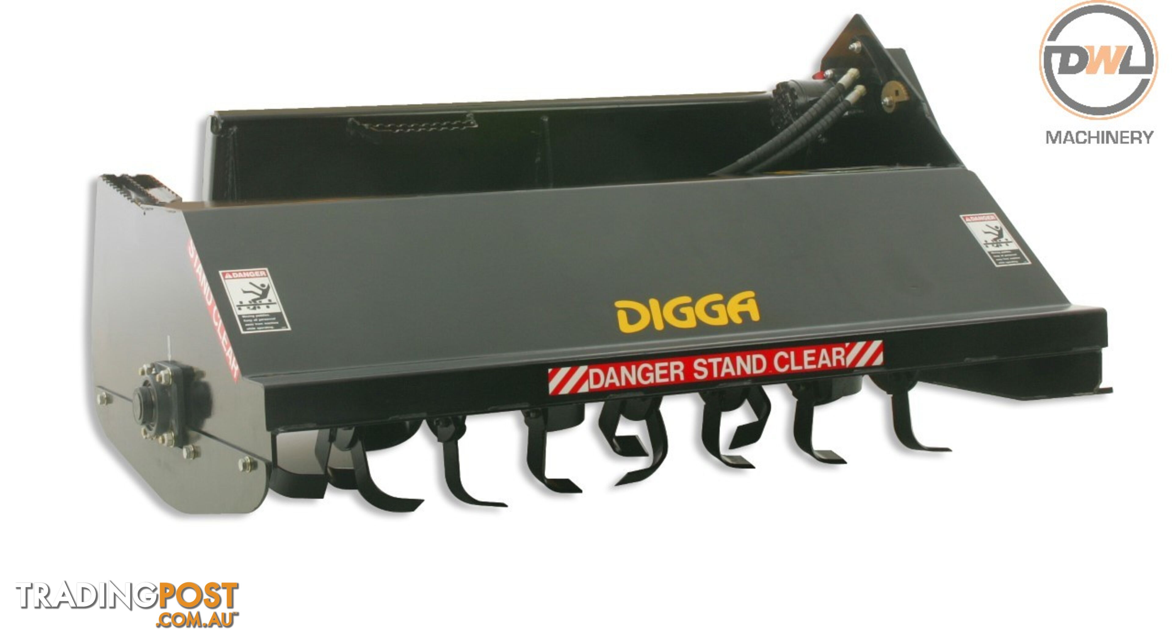 DIGGA ROTARY TILLER HOE AERATOR SCARIFIER Tiller Attachments