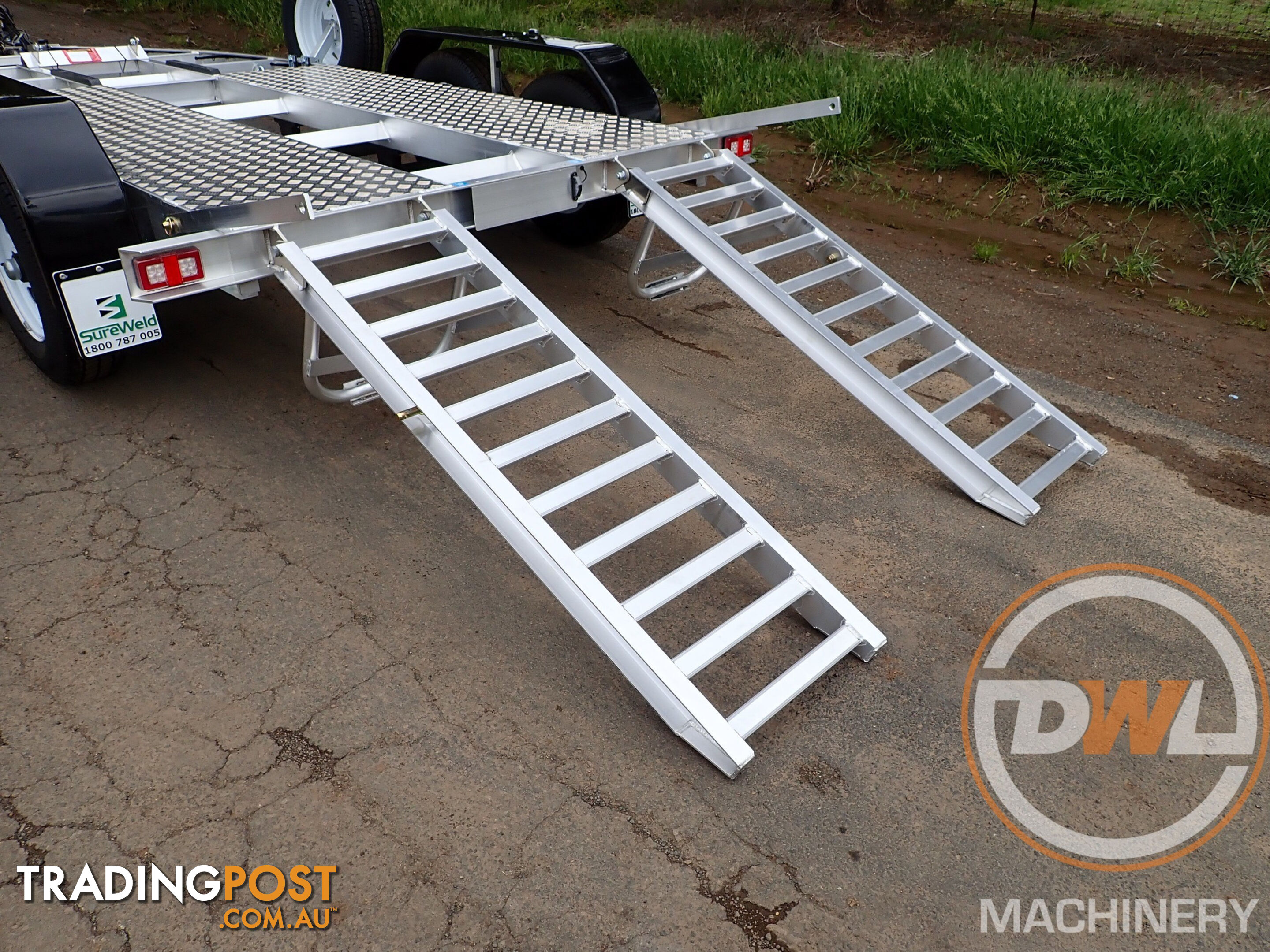 Sureweld Tag Tag/Plant(with ramps) Trailer