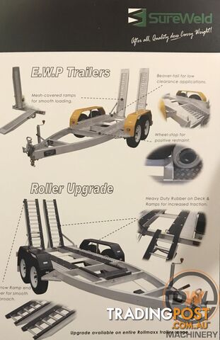 Sureweld Tag Tag/Plant(with ramps) Trailer