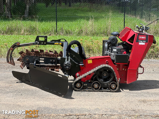 Toro TRX26 Trencher Trenching