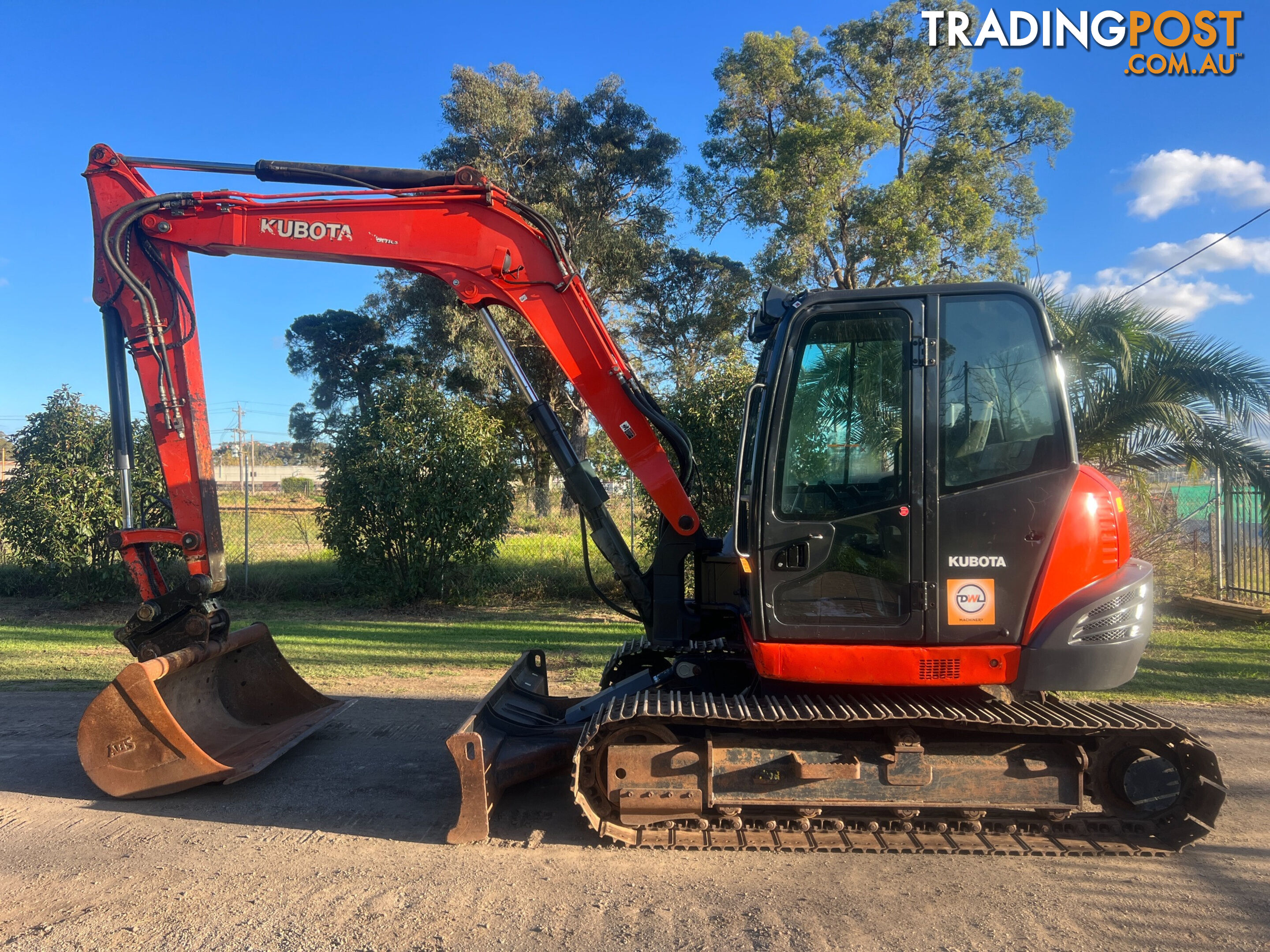 Kubota KX080 Tracked-Excav Excavator