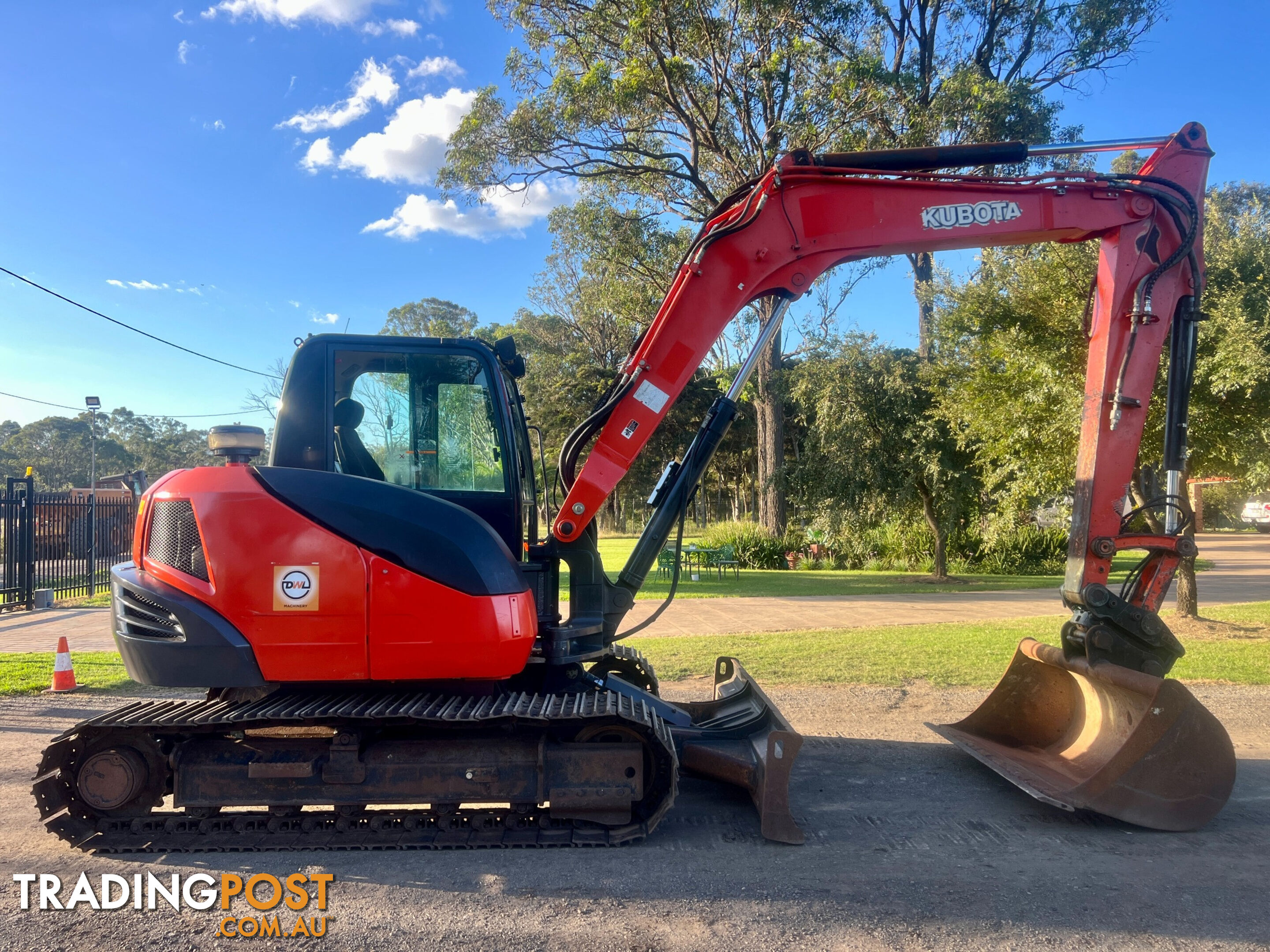 Kubota KX080 Tracked-Excav Excavator