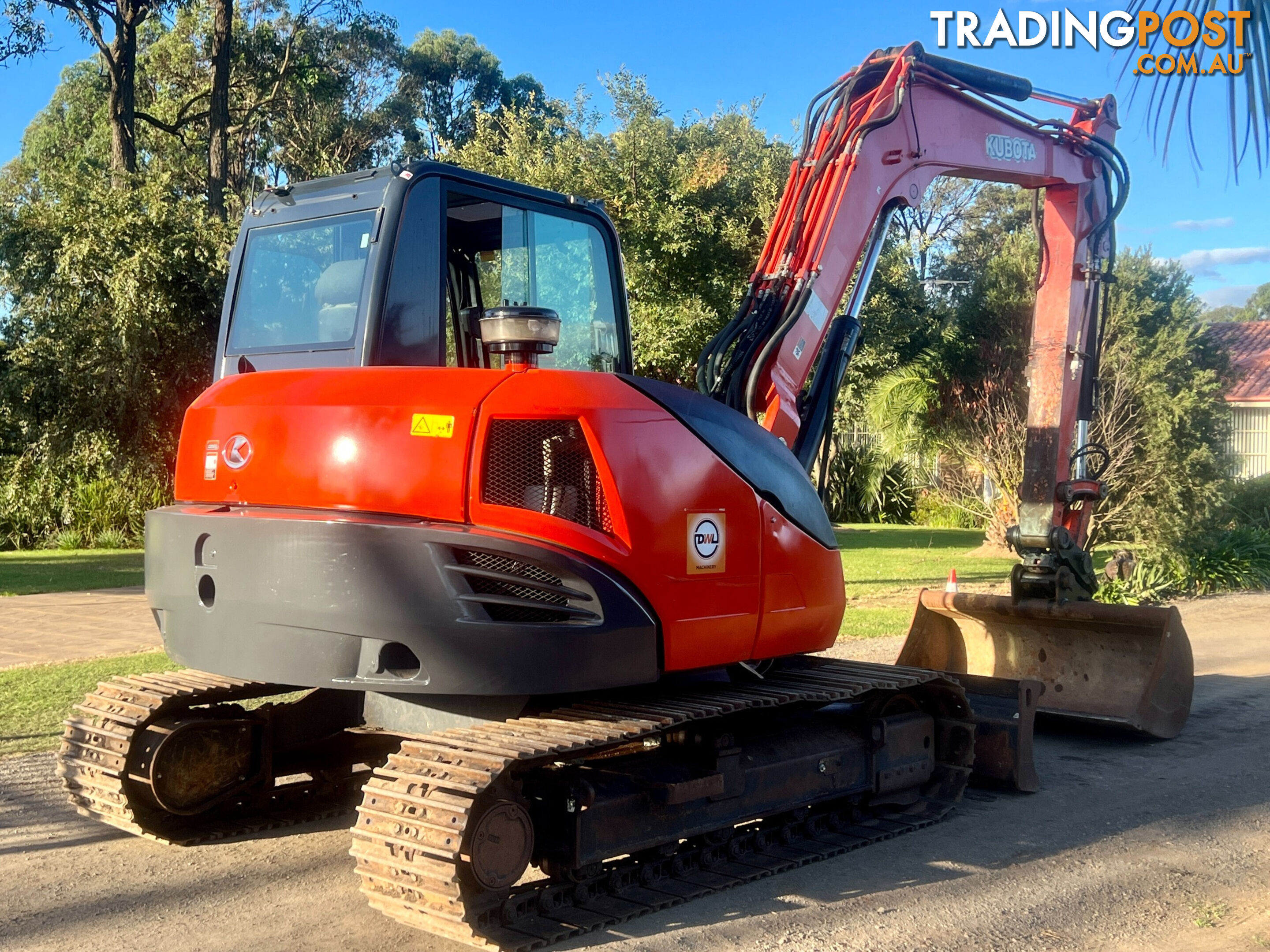 Kubota KX080 Tracked-Excav Excavator