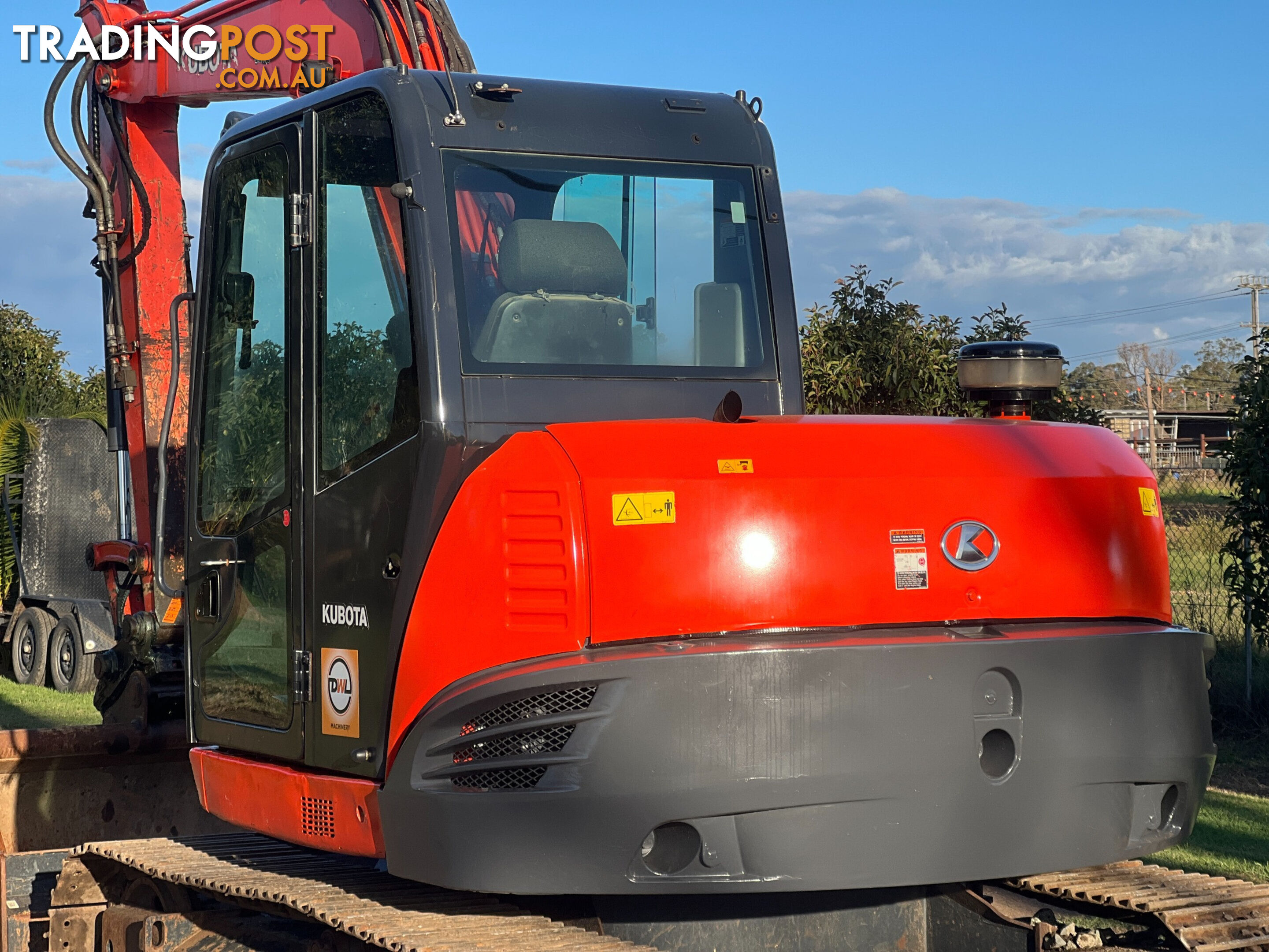 Kubota KX080 Tracked-Excav Excavator