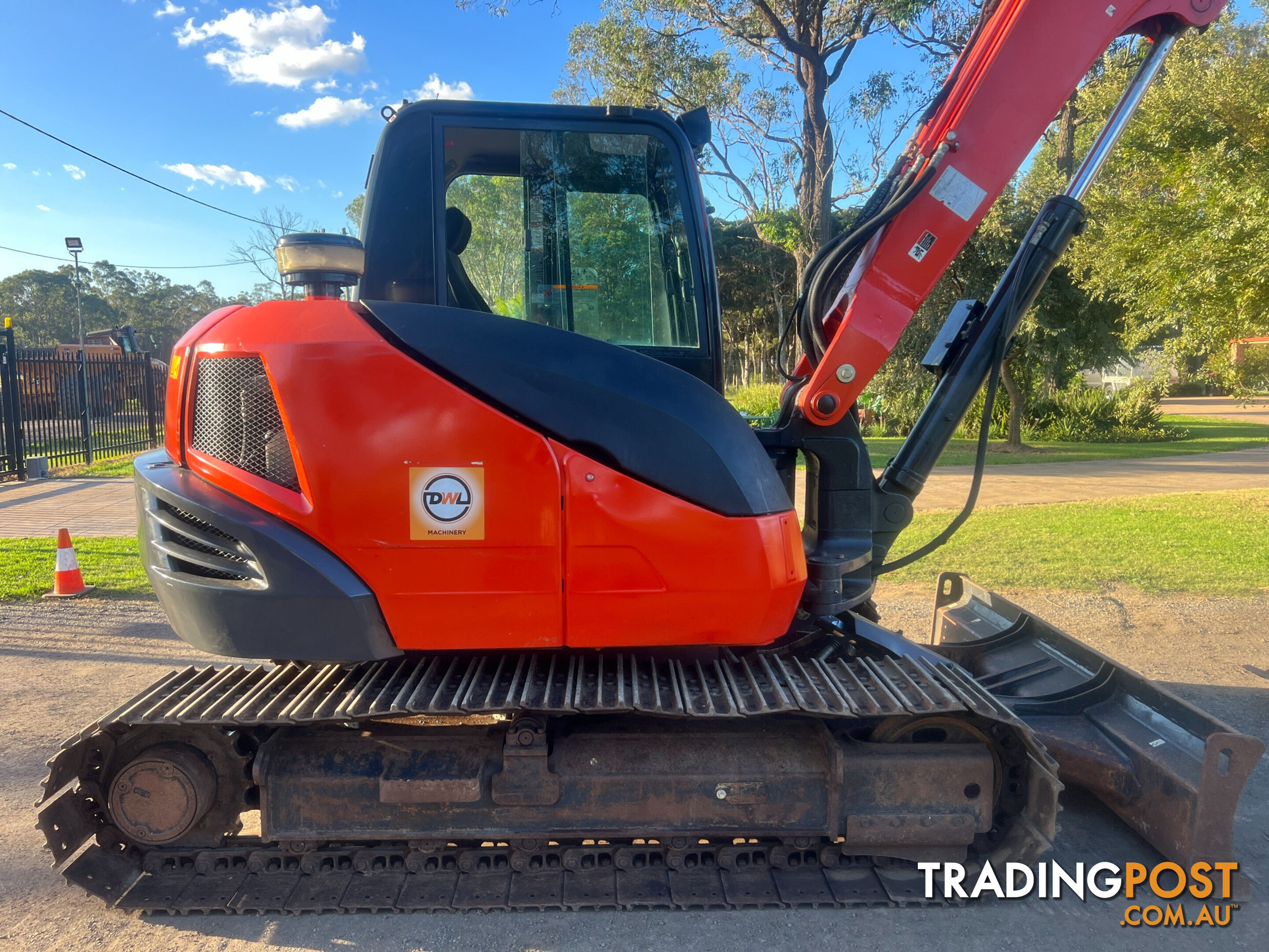 Kubota KX080 Tracked-Excav Excavator