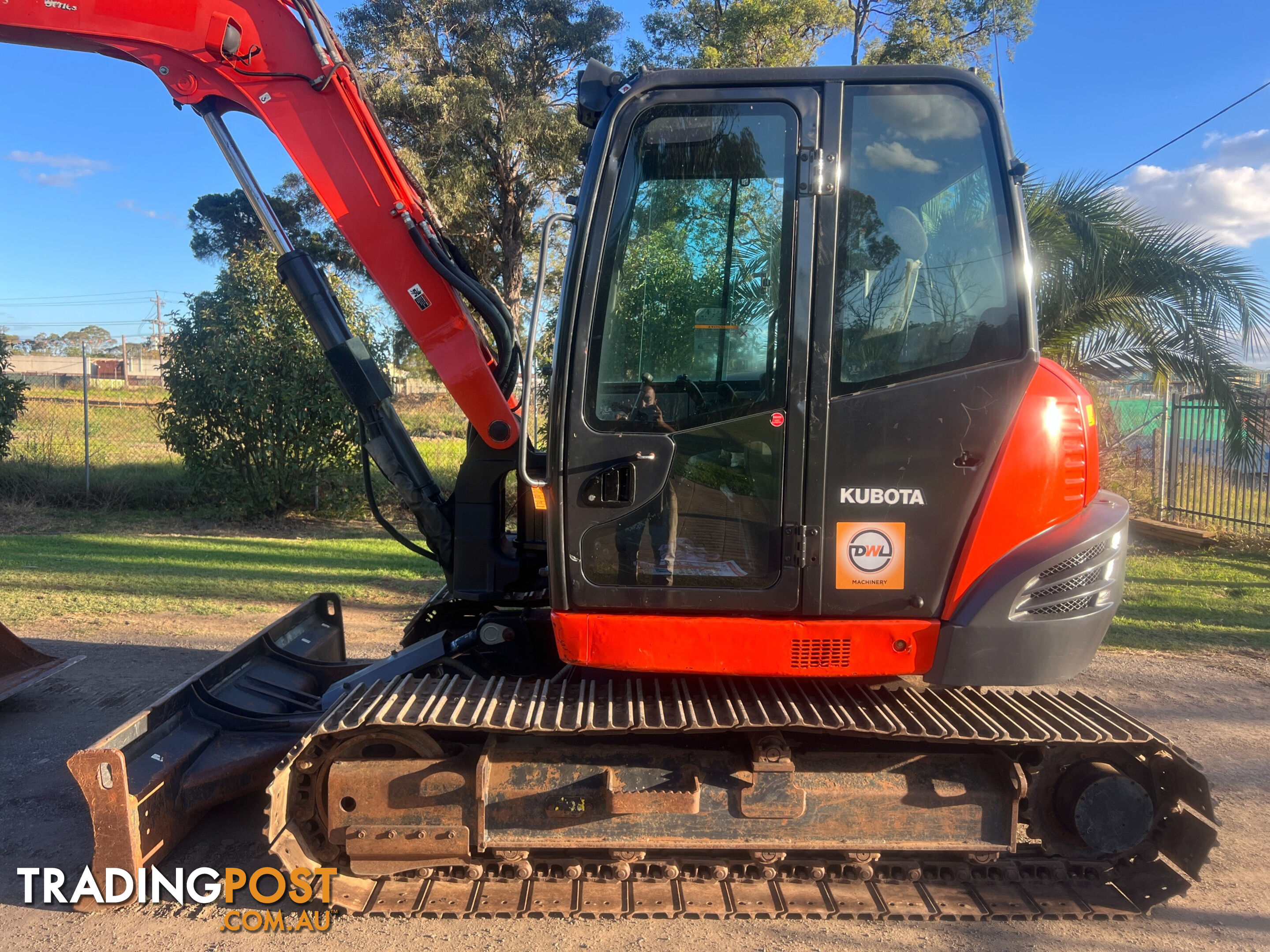 Kubota KX080 Tracked-Excav Excavator