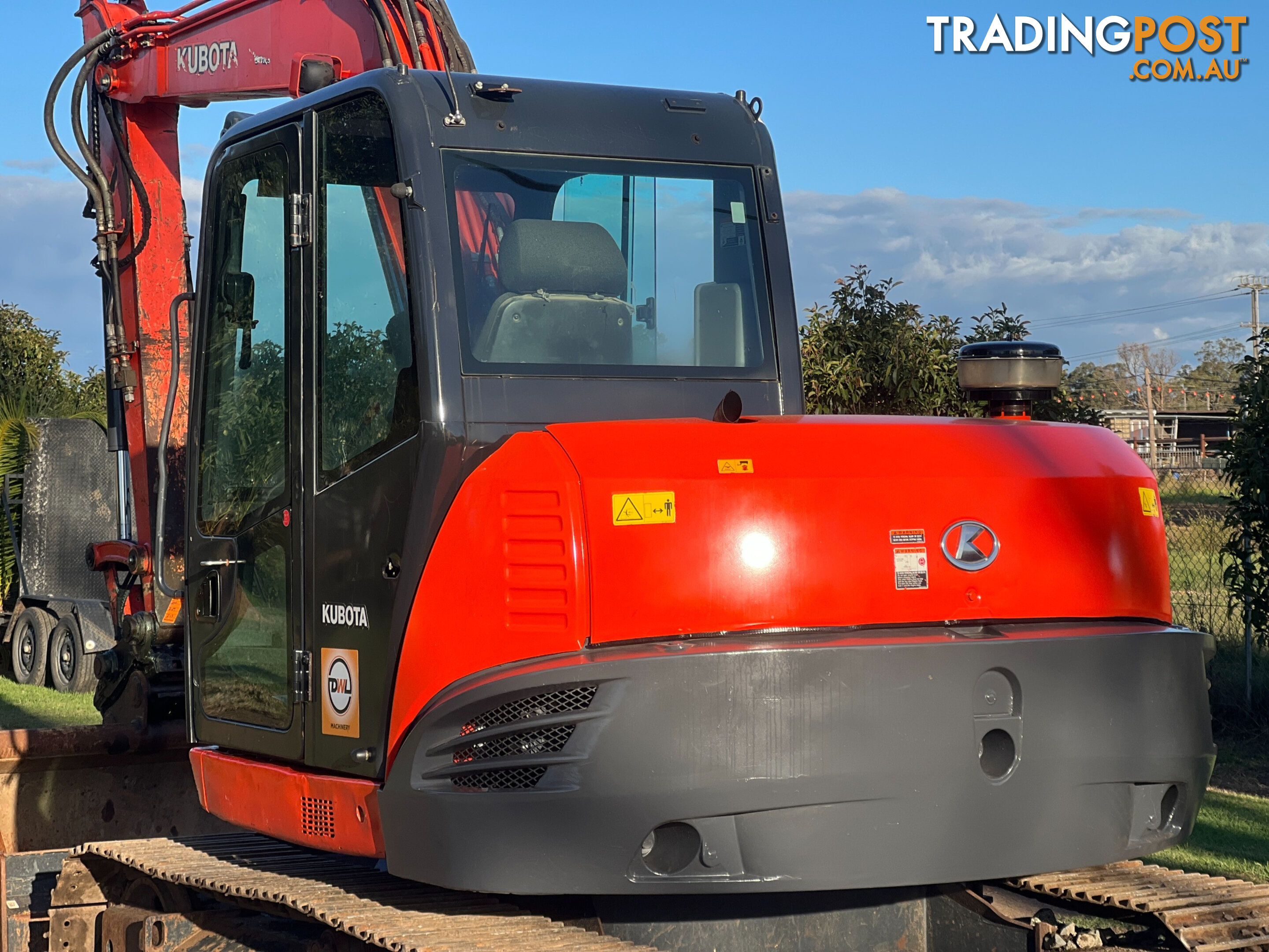 Kubota KX080 Tracked-Excav Excavator