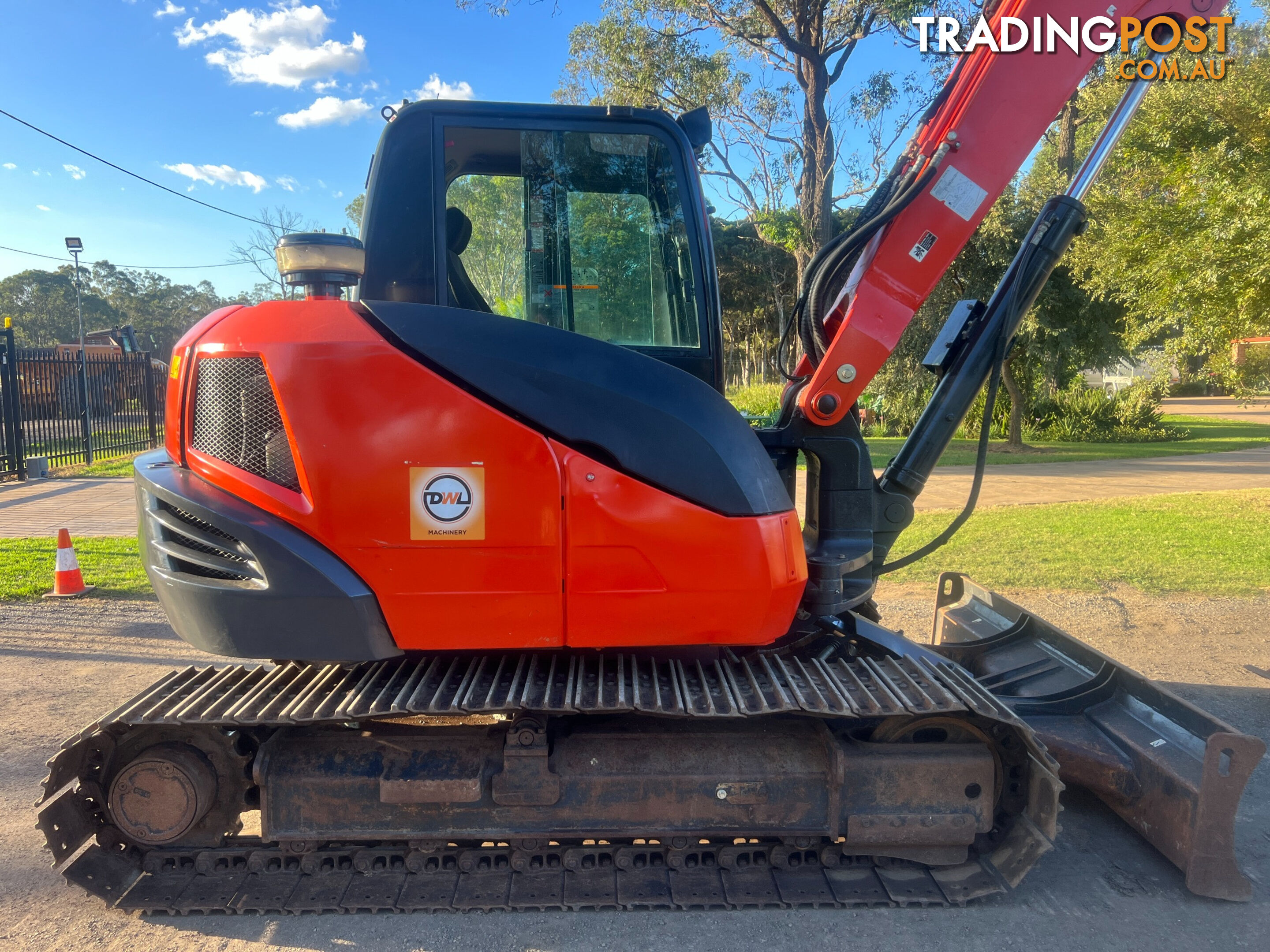 Kubota KX080 Tracked-Excav Excavator