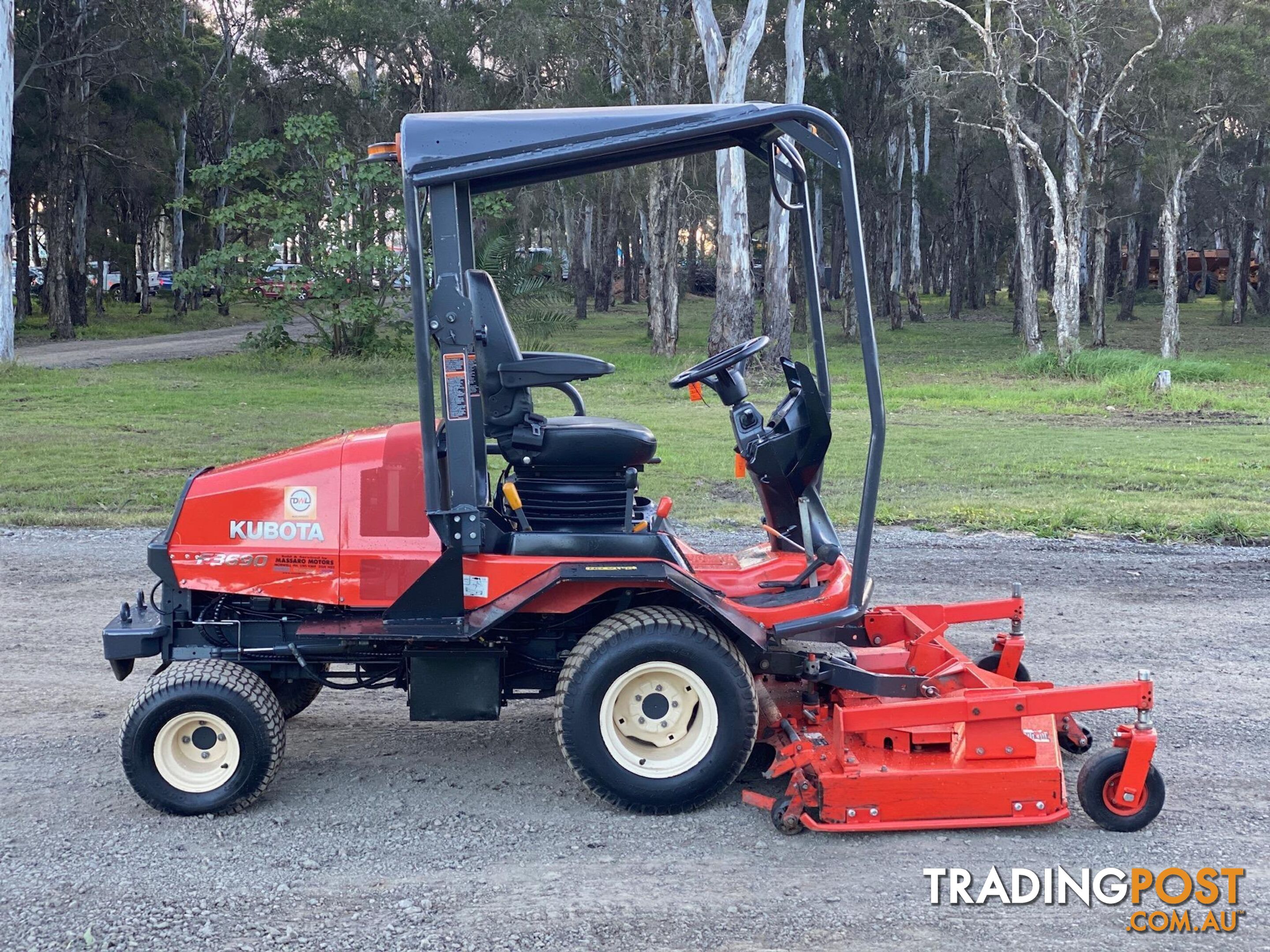 Kubota F3690 Front Deck Lawn Equipment