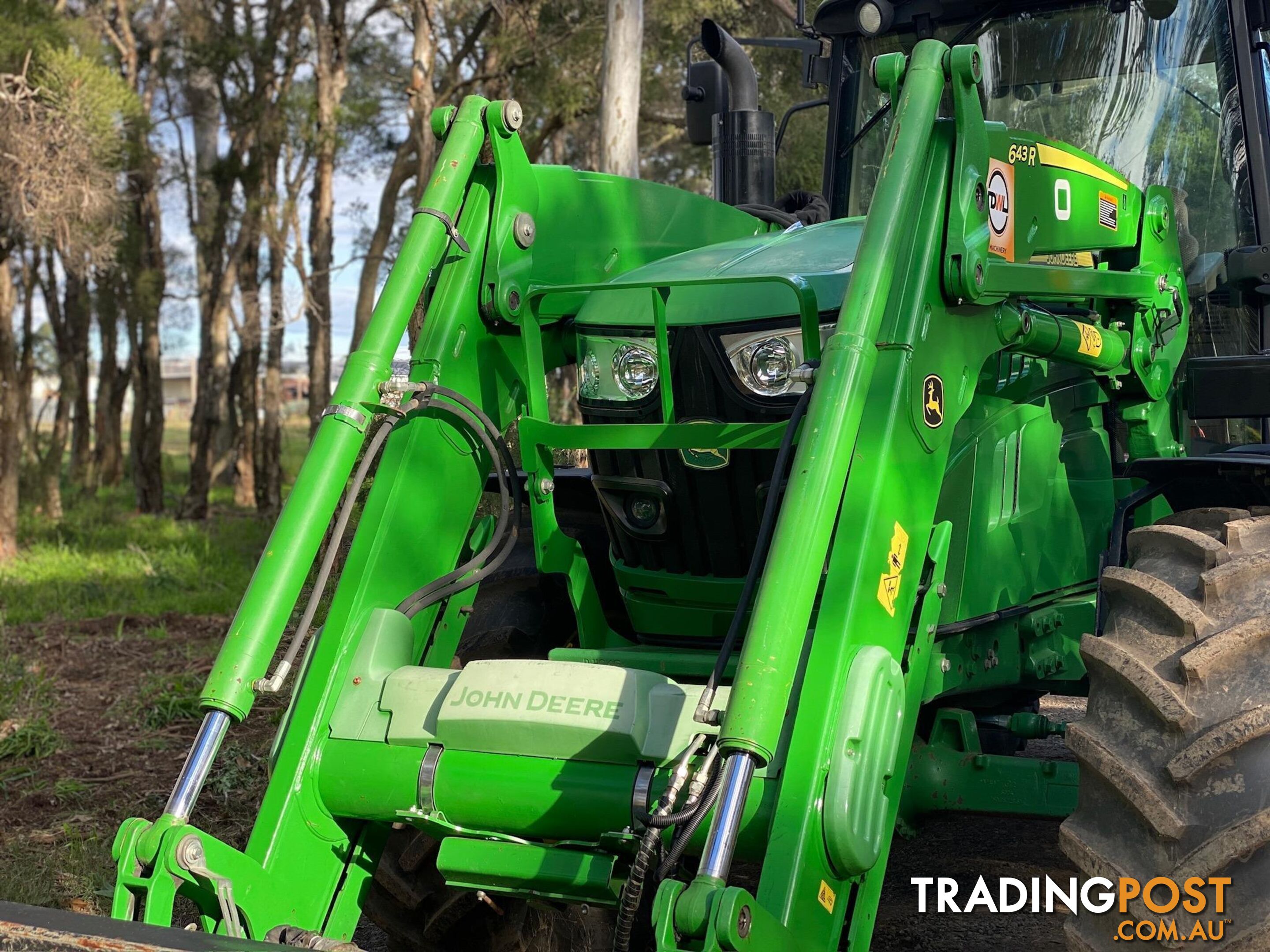 John Deere 6140M FWA/4WD Tractor