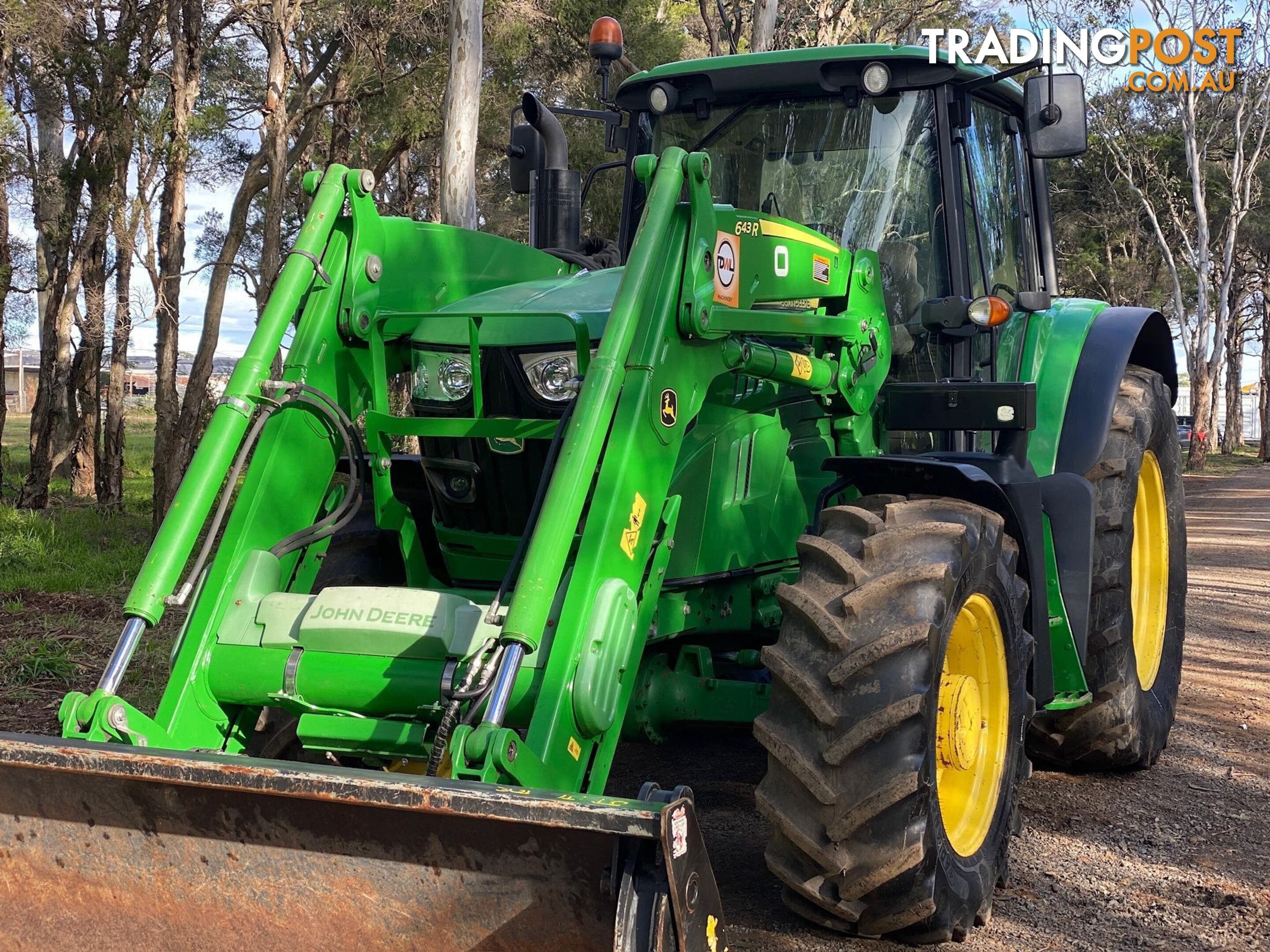 John Deere 6140M FWA/4WD Tractor