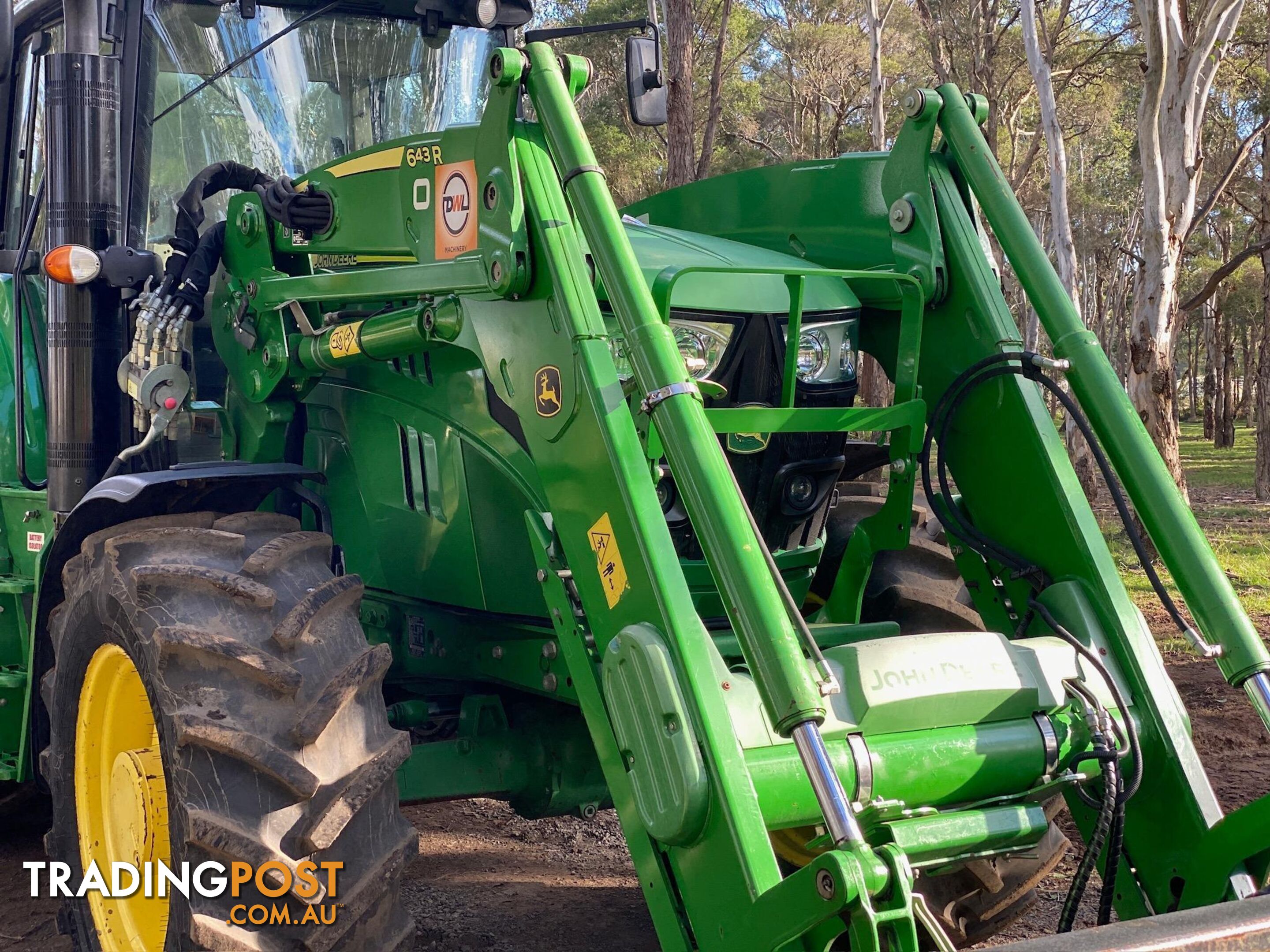 John Deere 6140M FWA/4WD Tractor