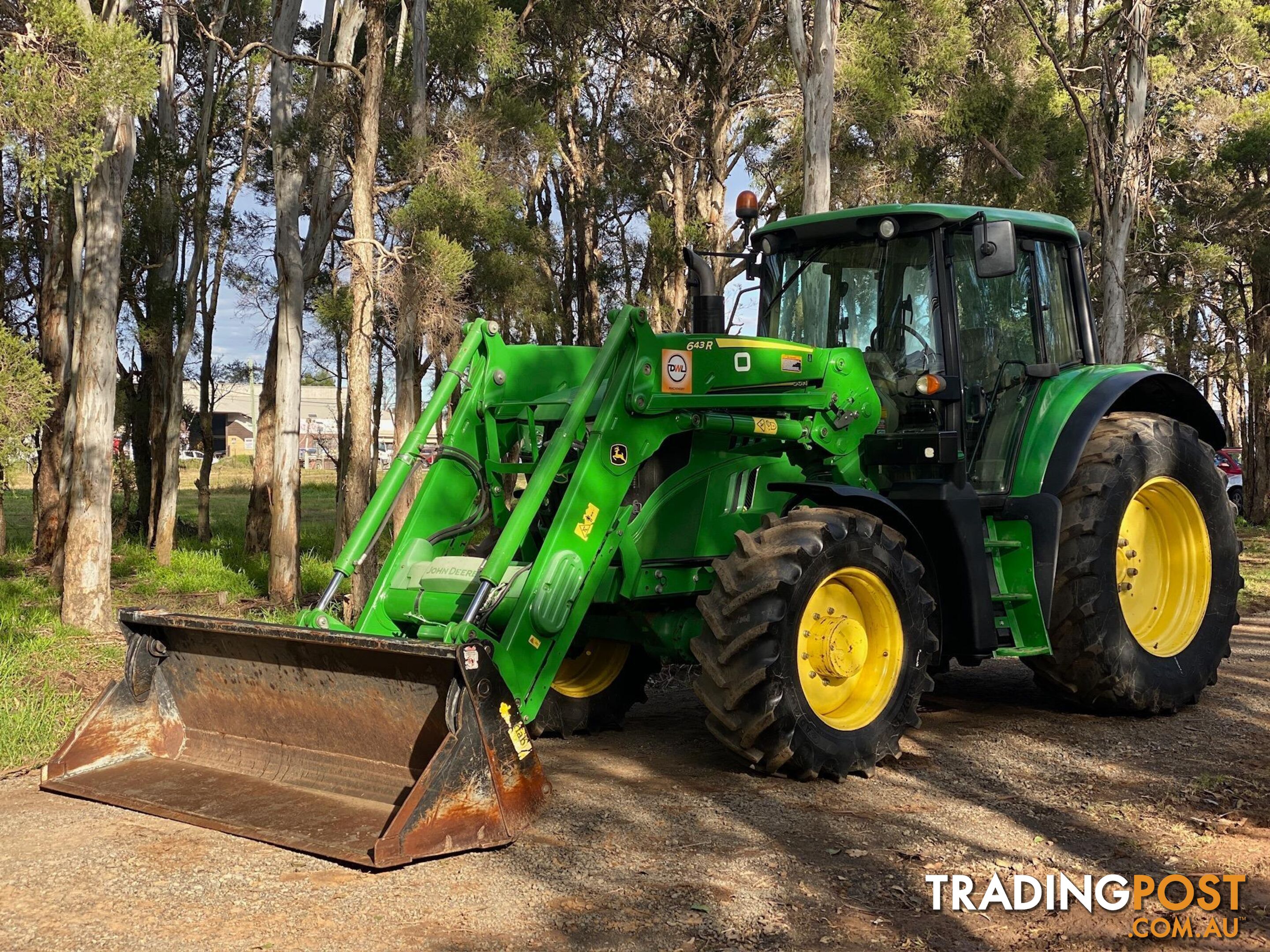 John Deere 6140M FWA/4WD Tractor