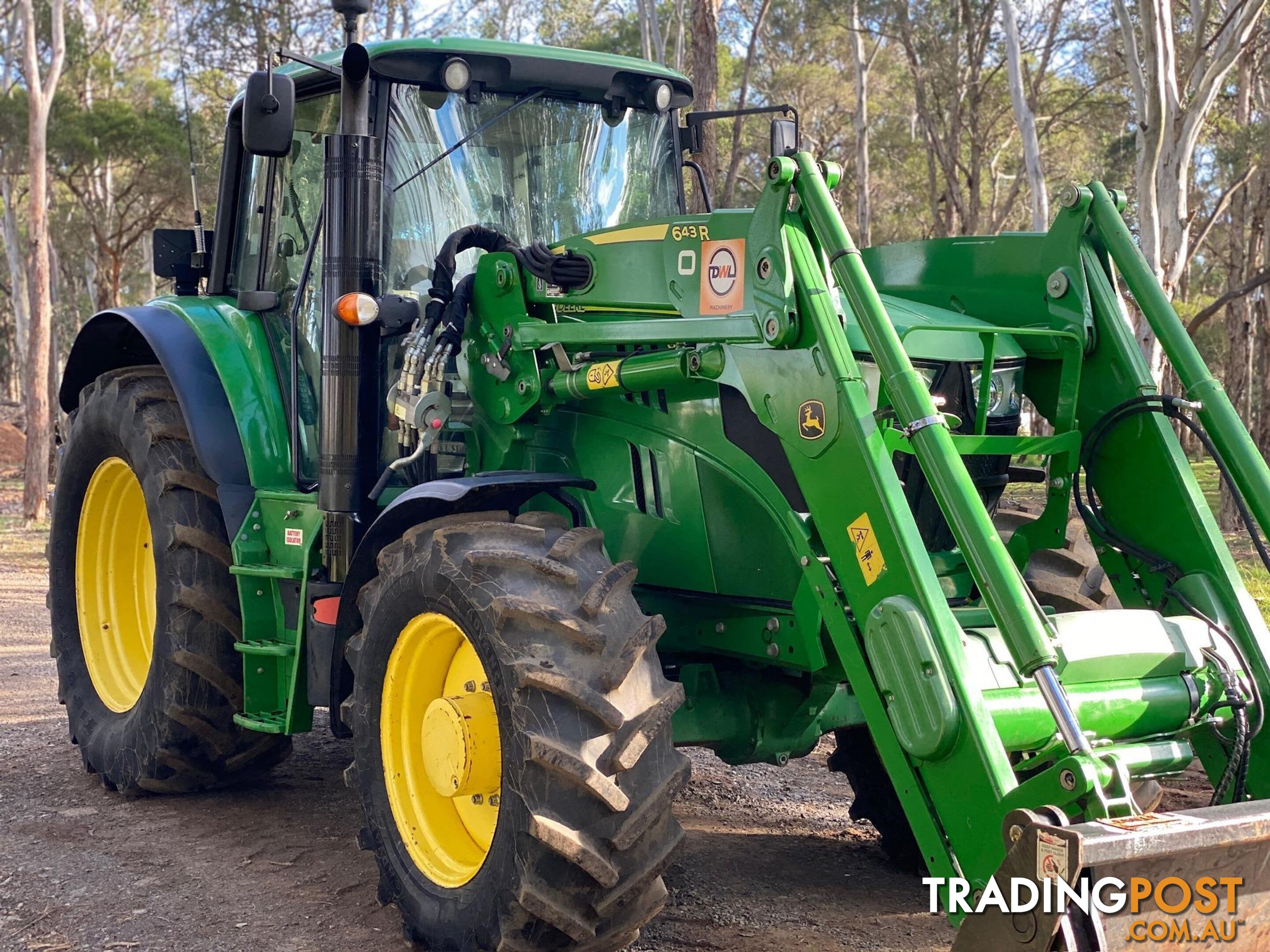 John Deere 6140M FWA/4WD Tractor