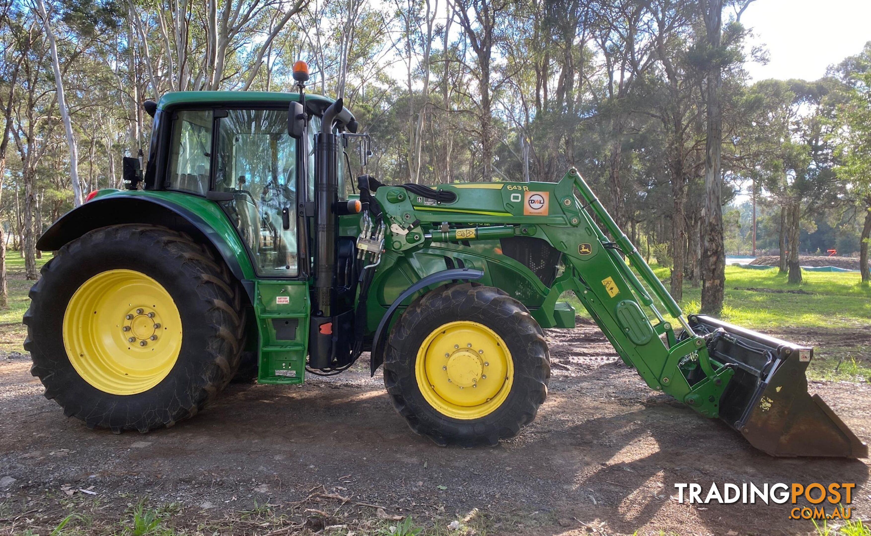 John Deere 6140M FWA/4WD Tractor