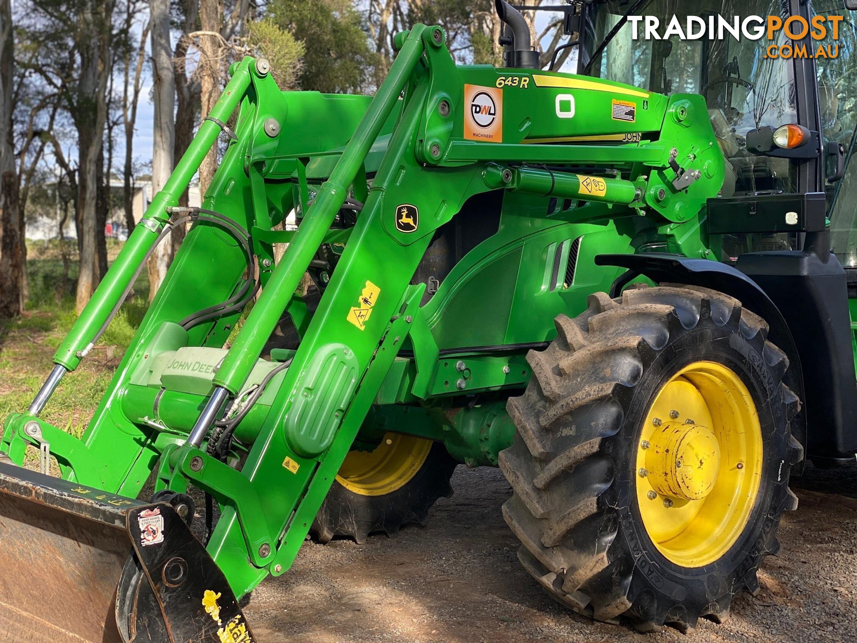 John Deere 6140M FWA/4WD Tractor