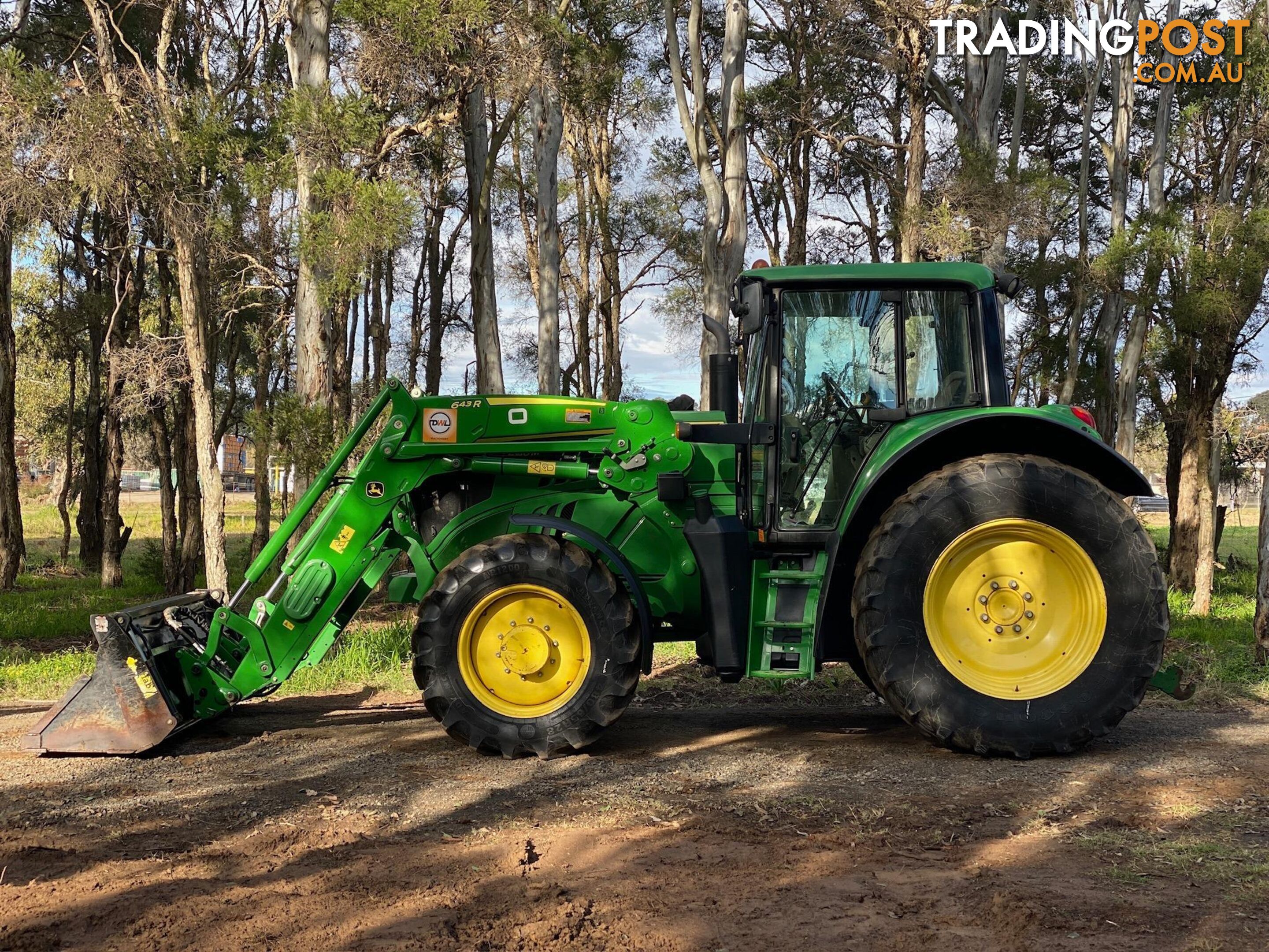 John Deere 6140M FWA/4WD Tractor