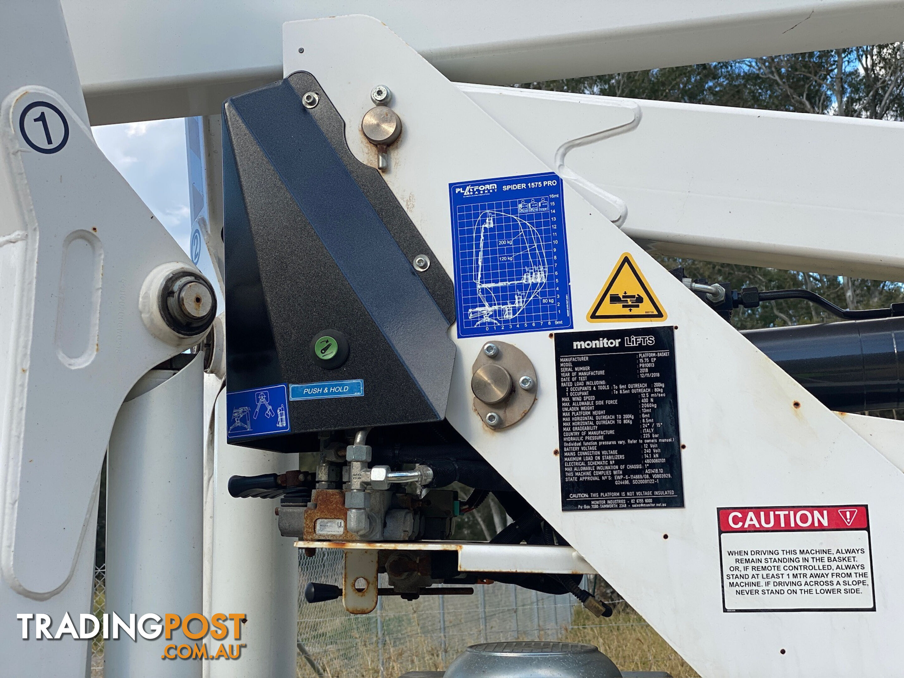 Monitor 15.75 Boom Lift Access &amp; Height Safety