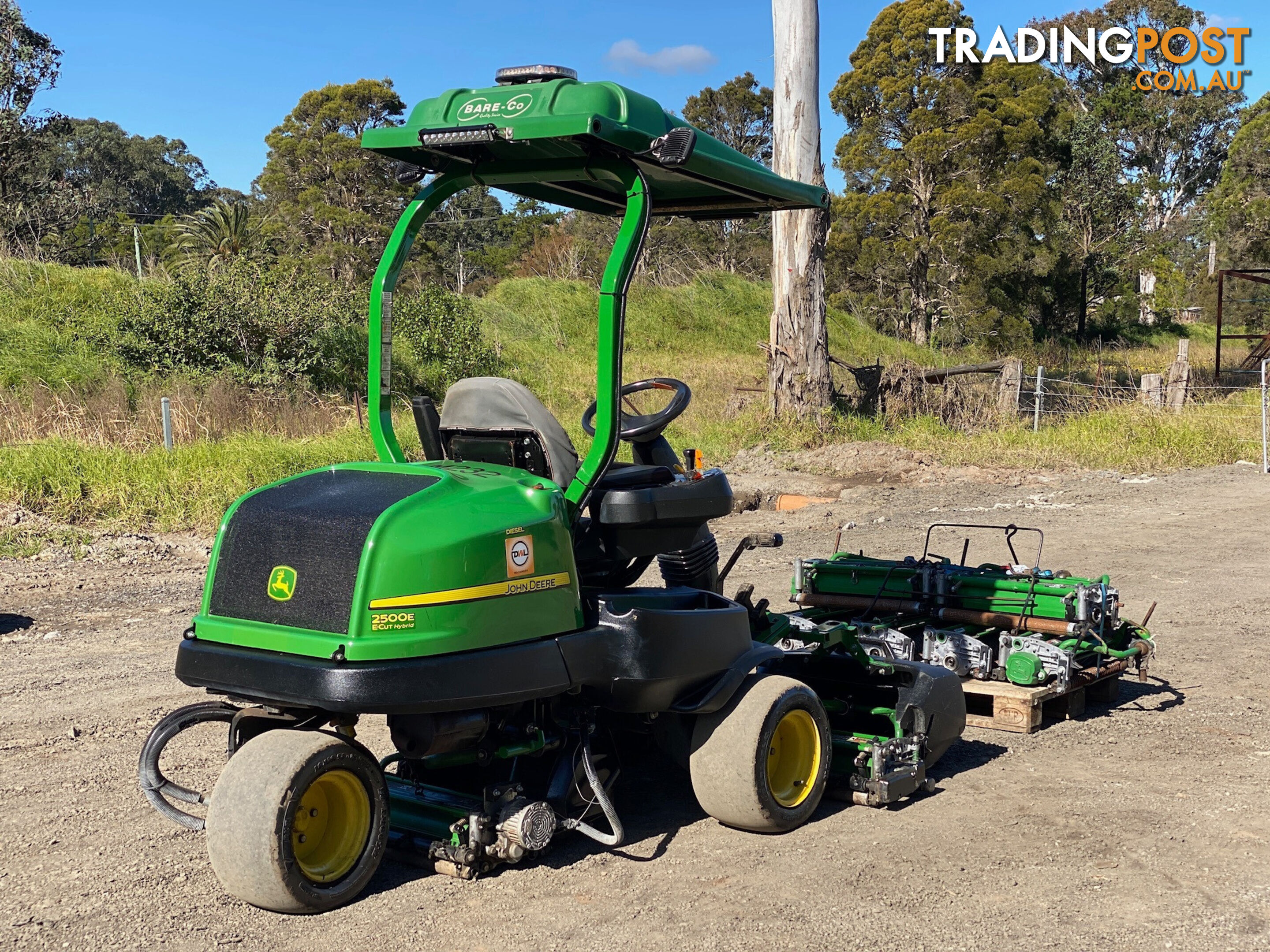 John Deere 2500E Golf Greens mower Lawn Equipment