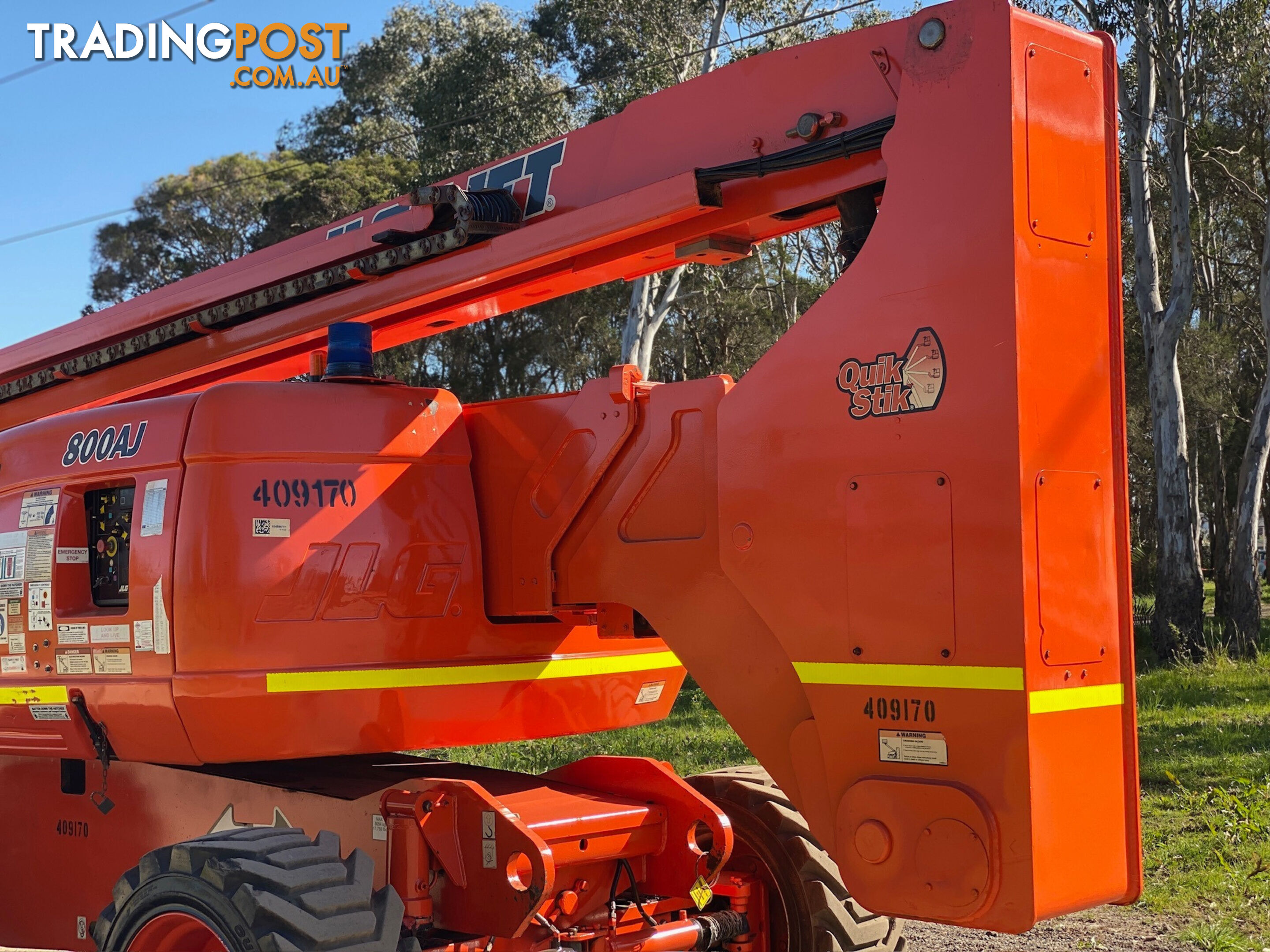 JLG 800AJ Boom Lift Access &amp; Height Safety