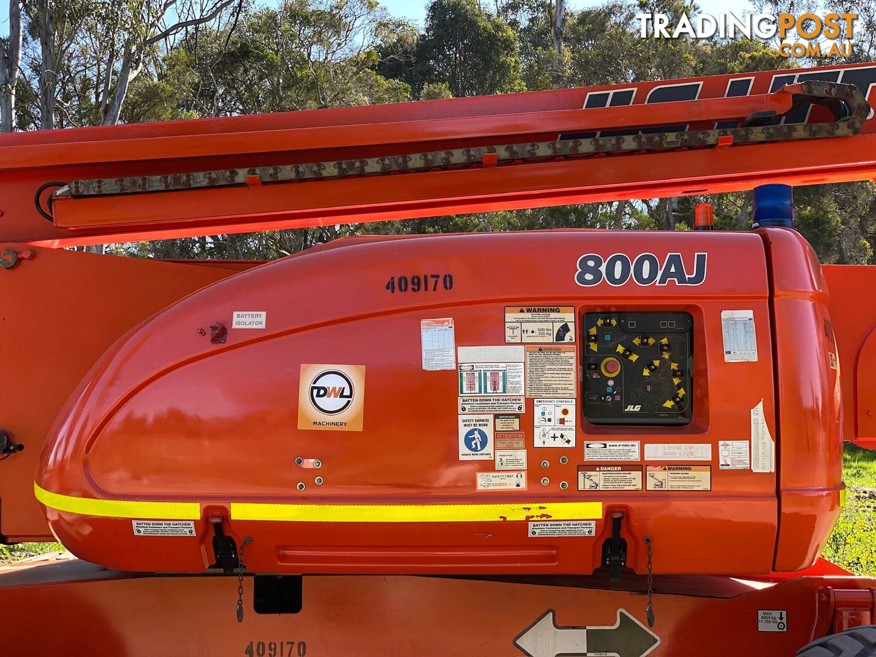 JLG 800AJ Boom Lift Access &amp; Height Safety