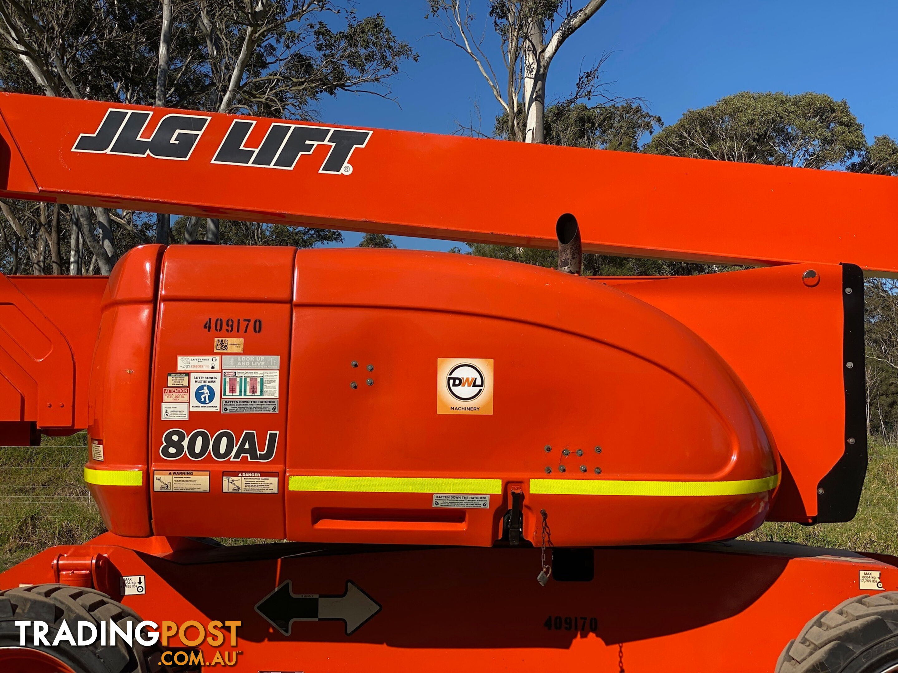 JLG 800AJ Boom Lift Access &amp; Height Safety