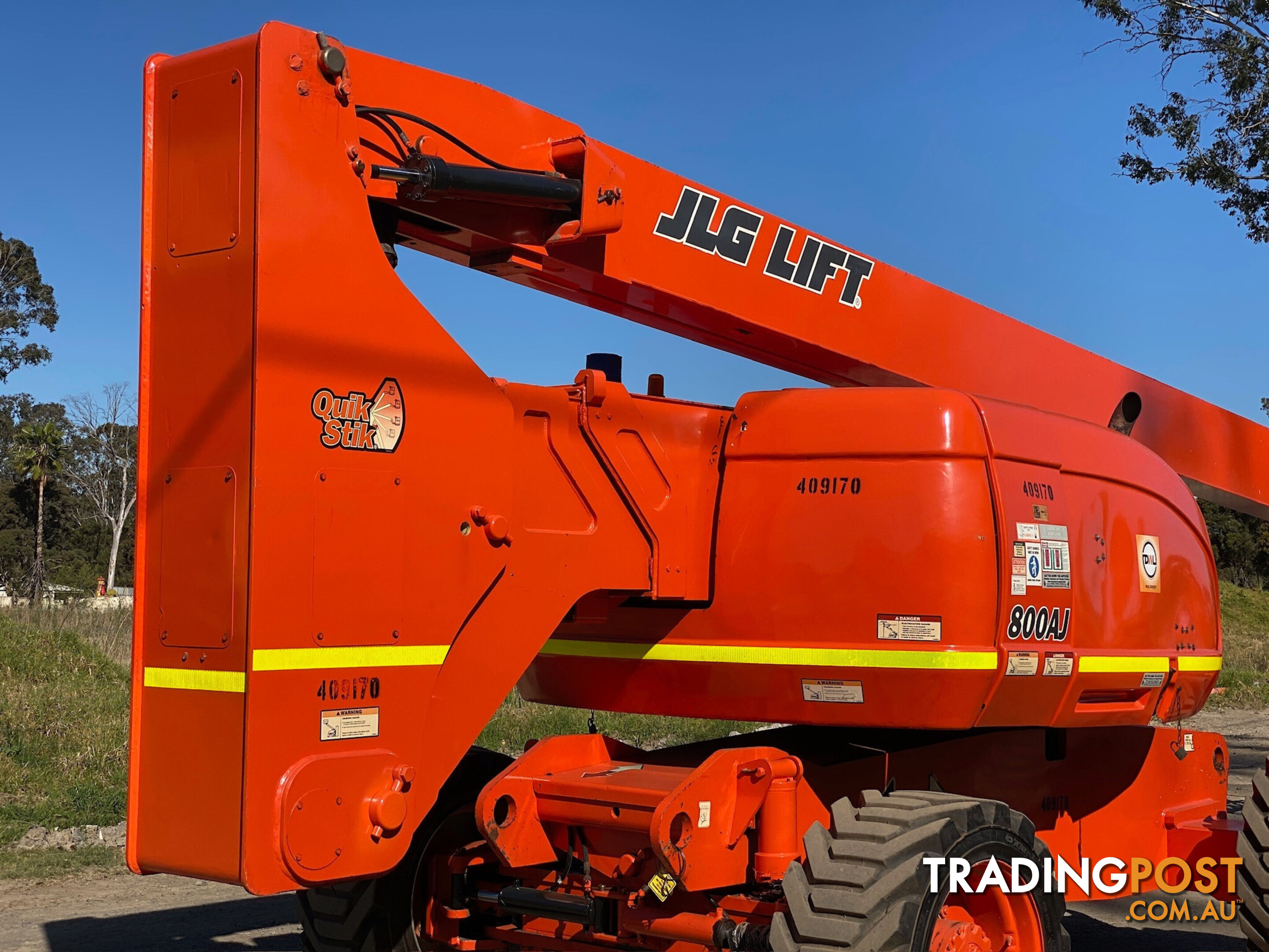 JLG 800AJ Boom Lift Access &amp; Height Safety