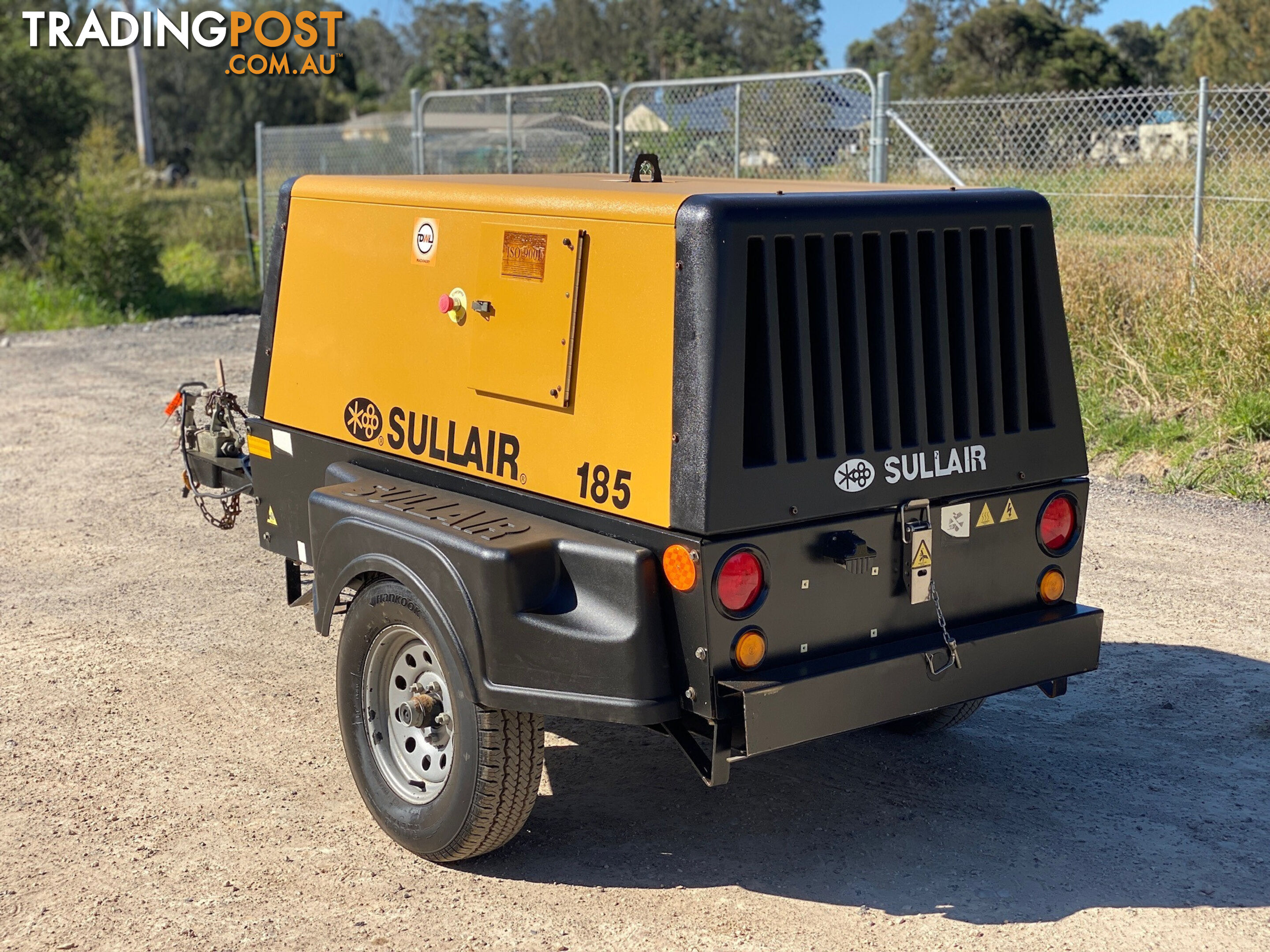 Sullair 185DPQ Diesel Compressor