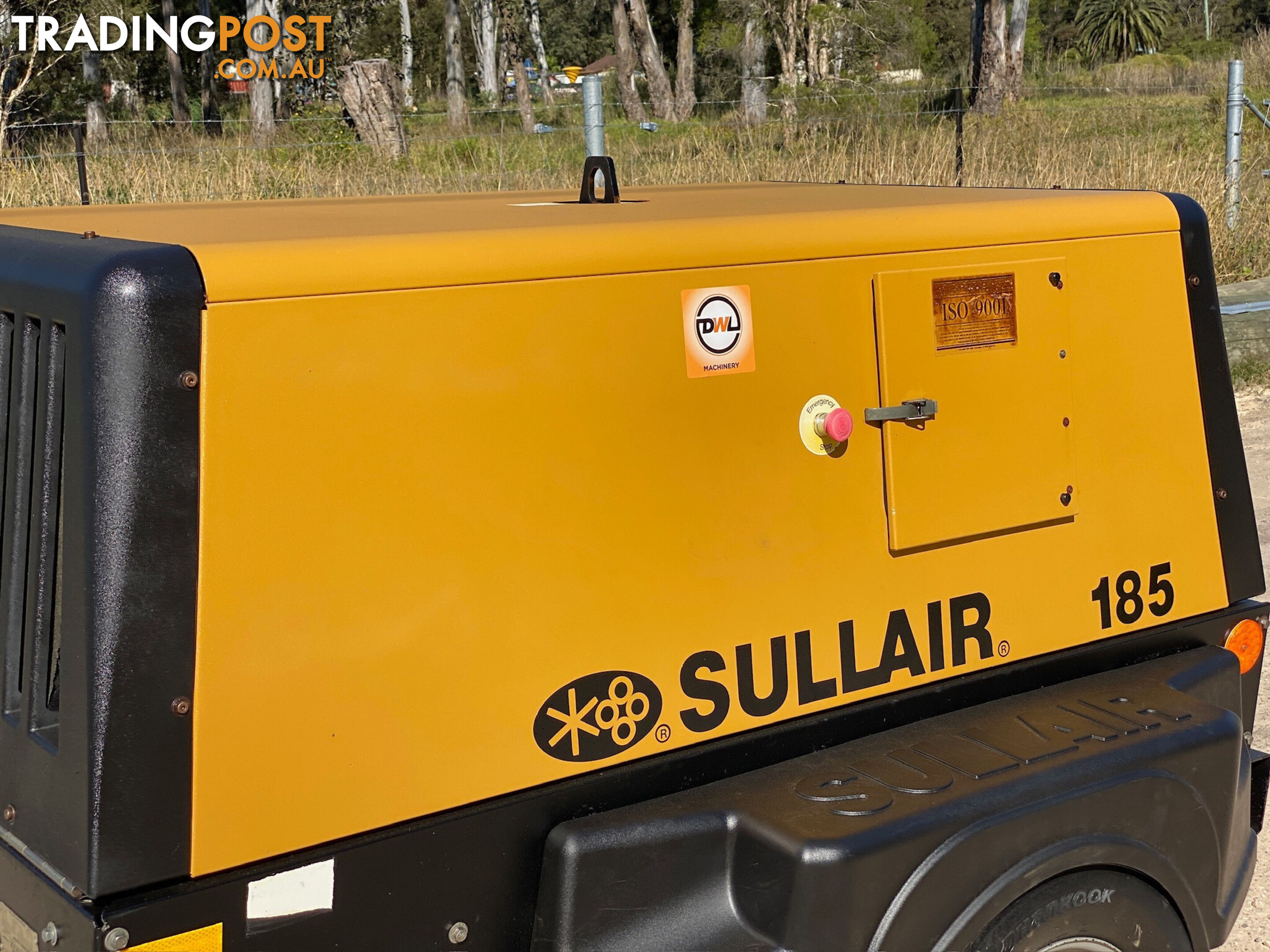 Sullair 185DPQ Diesel Compressor