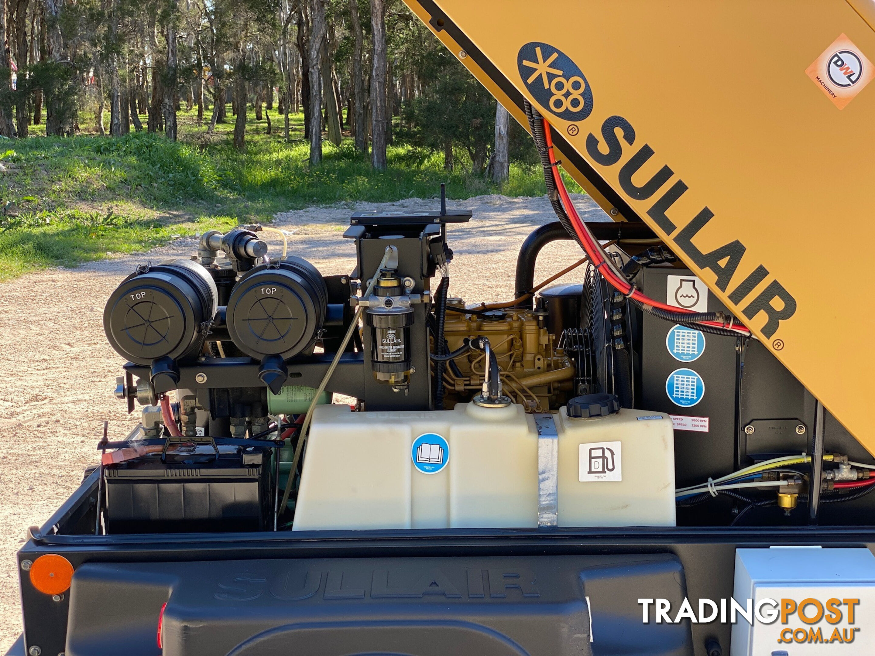 Sullair 185DPQ Diesel Compressor