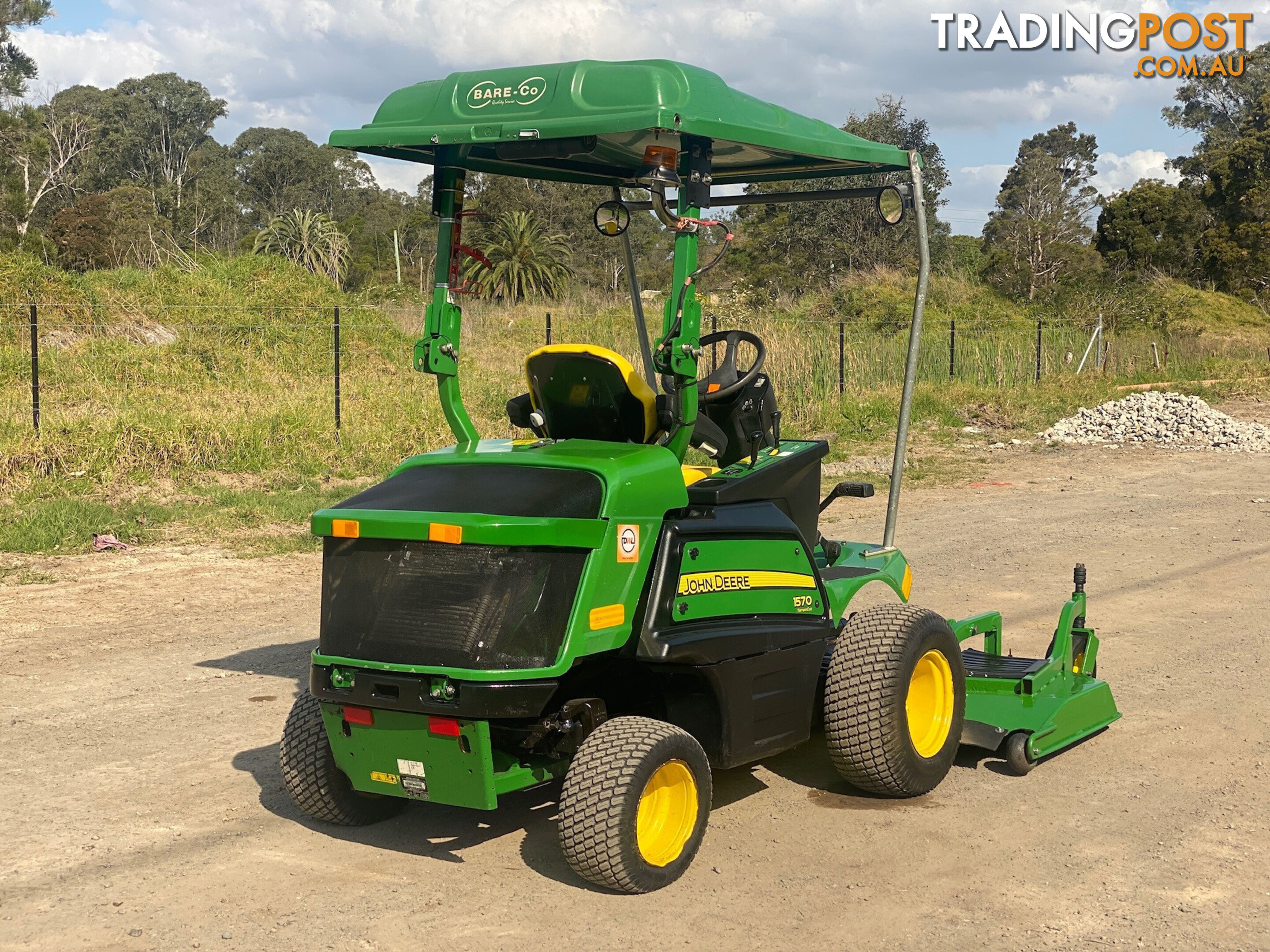 John Deere 1570 Front Deck Lawn Equipment