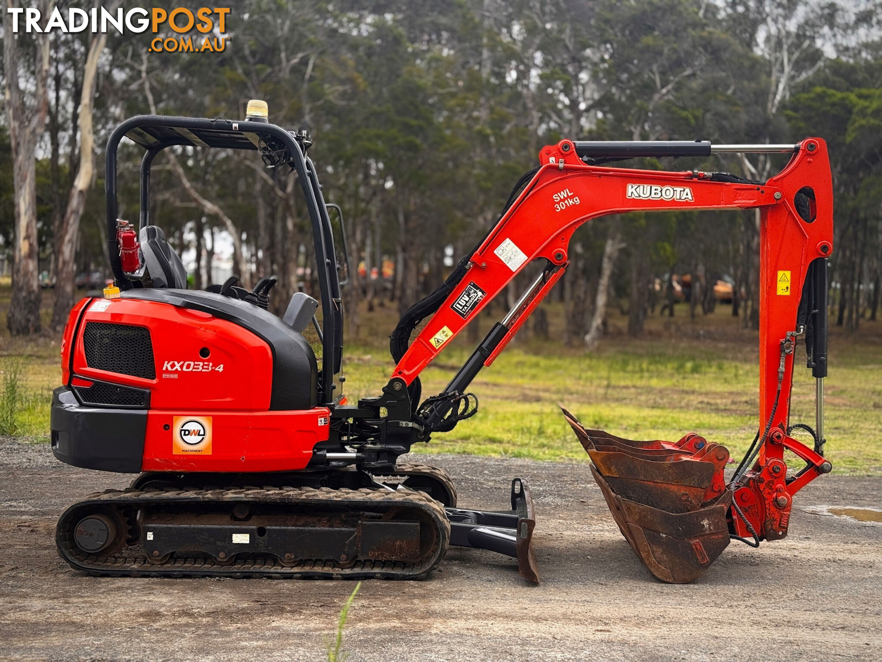 Kubota KX033 Tracked-Excav Excavator