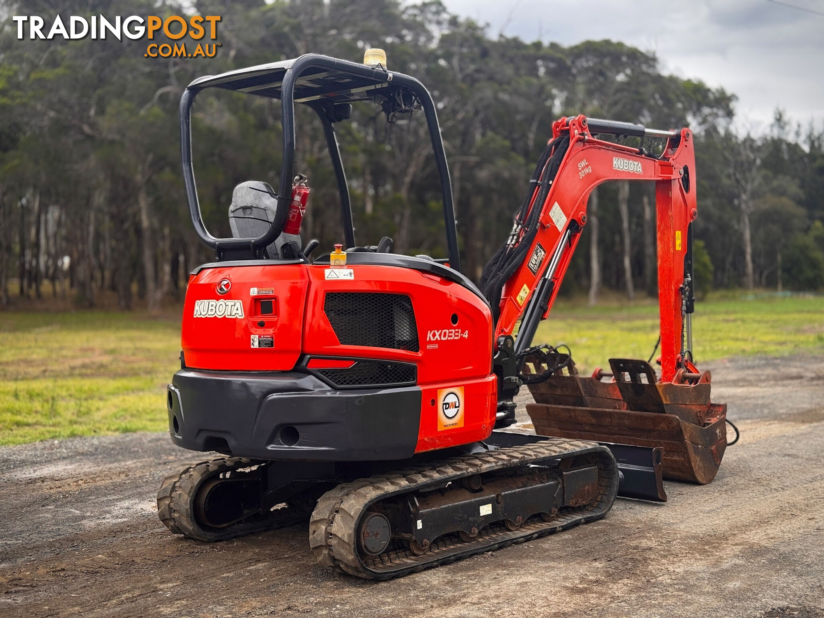 Kubota KX033 Tracked-Excav Excavator