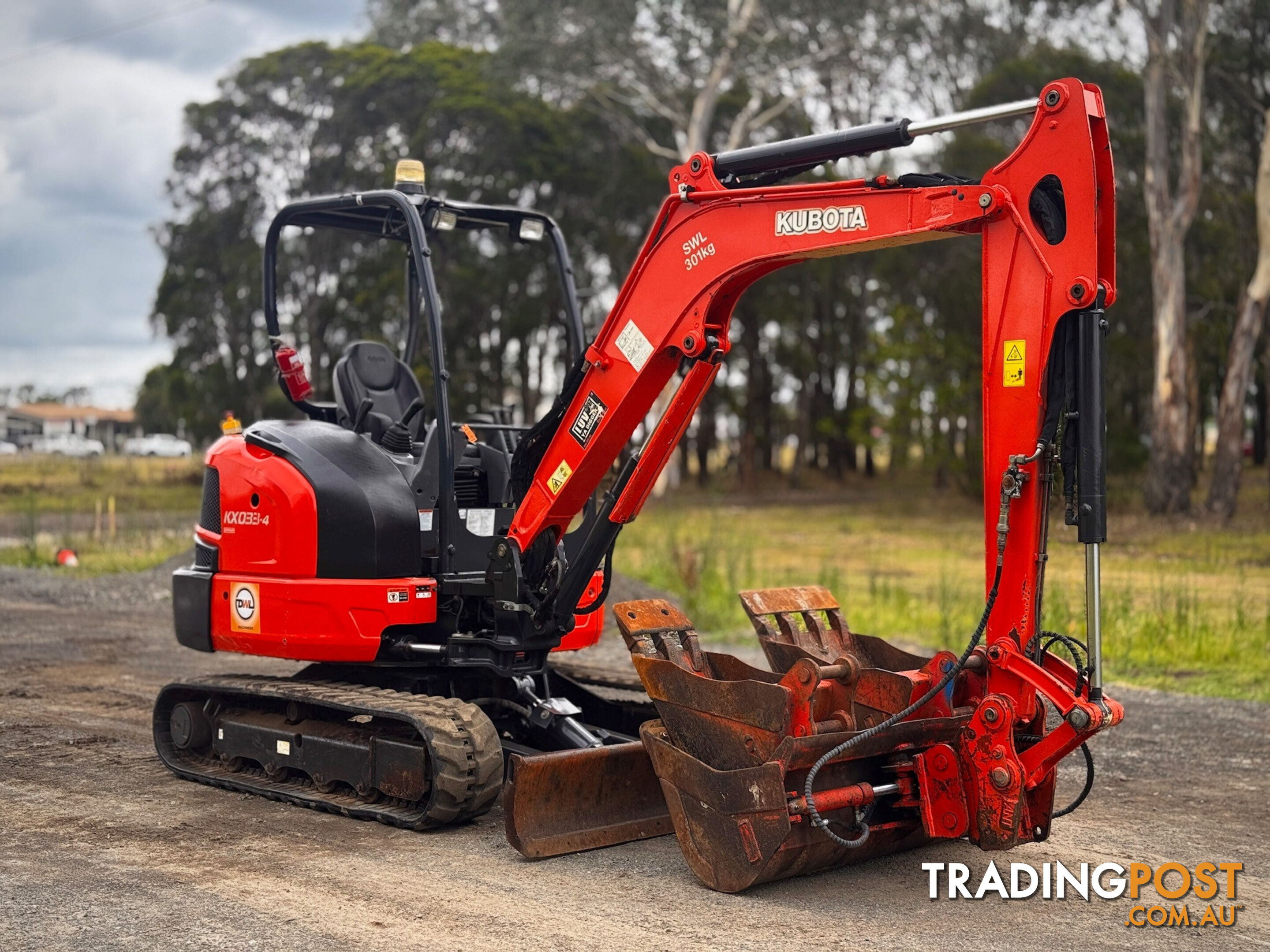 Kubota KX033 Tracked-Excav Excavator