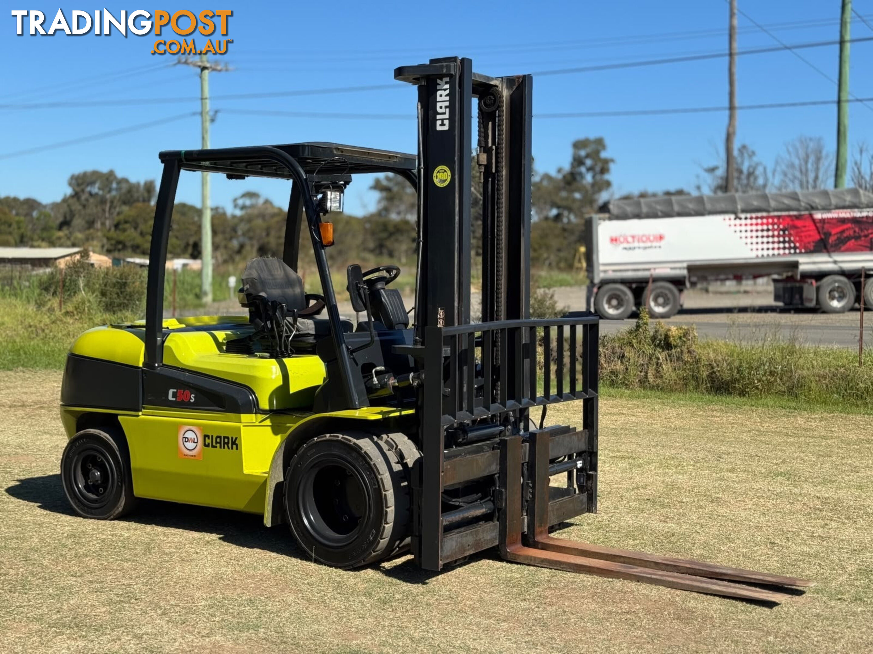 Clark C50 All/Rough Terrain Forklift