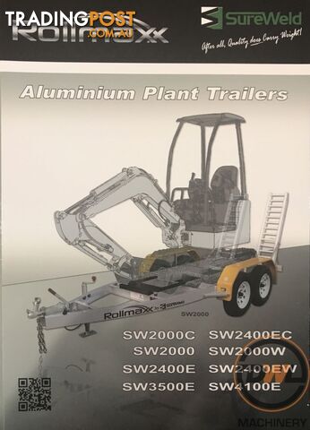 Sureweld Tag Tag/Plant(with ramps) Trailer